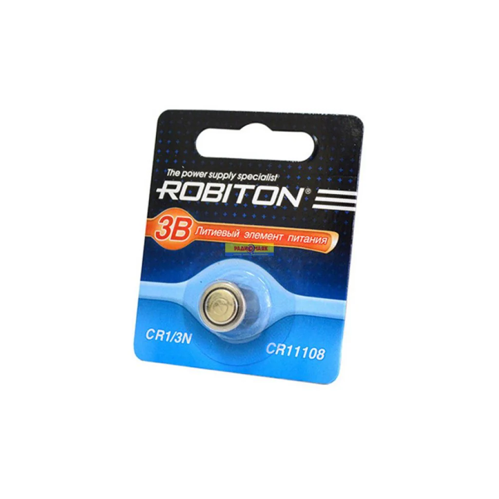 Батарея CR1/3N Robiton - Элемент питания литиевый (CR1/3N-BL1)