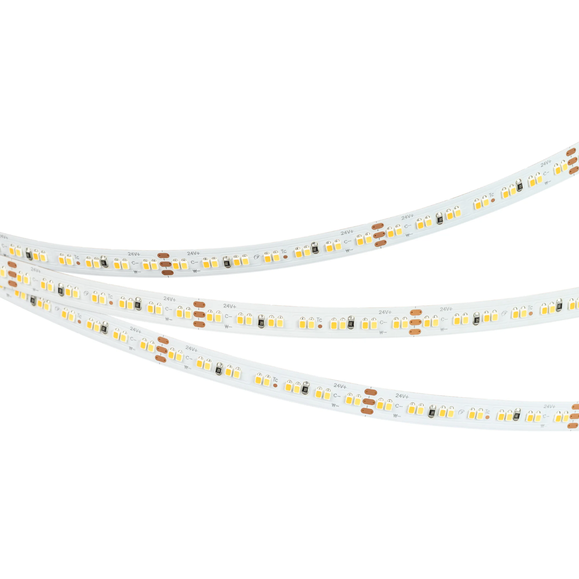 Лента MICROLED-M280-8mm 24V Day-MIX (16.5 W/m, IP20, 2216, 5m) 036214 - Светодиодная лента MICROLED-M280 с изменяемой ЦТ, открытая IP20. Светодиоды 2216, 280 шт/м (1400 шт на 5 м), белая плата 8 мм, скотч 3M. Цвет регулируемый MIX БЕЛЫЙ 6000 K + ТЁПЛЫЙ 27