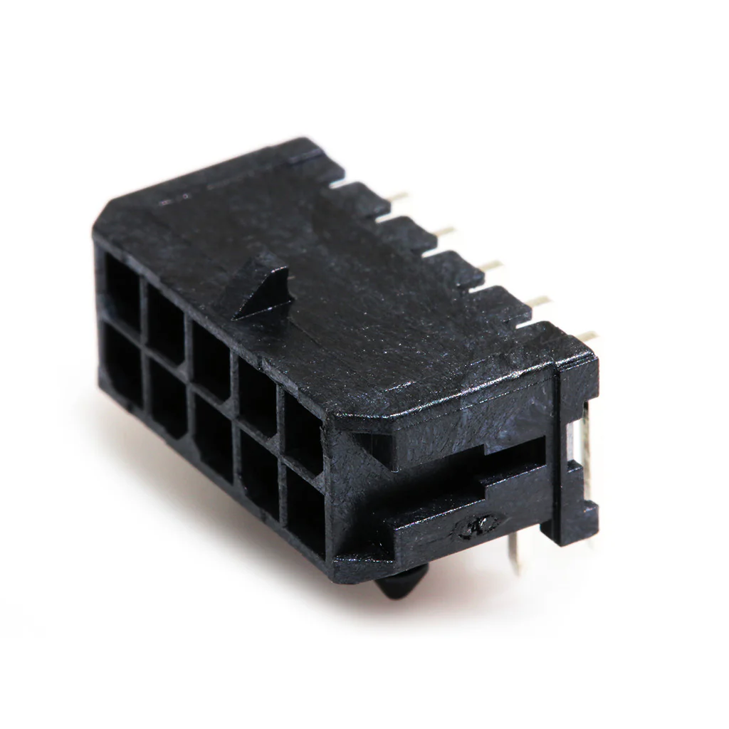 430451001 - Прямоугольный разъем, Серия Micro-Fit 3.0 43045, 10 контакт(-ов), Штыревой Разъем, 3 мм