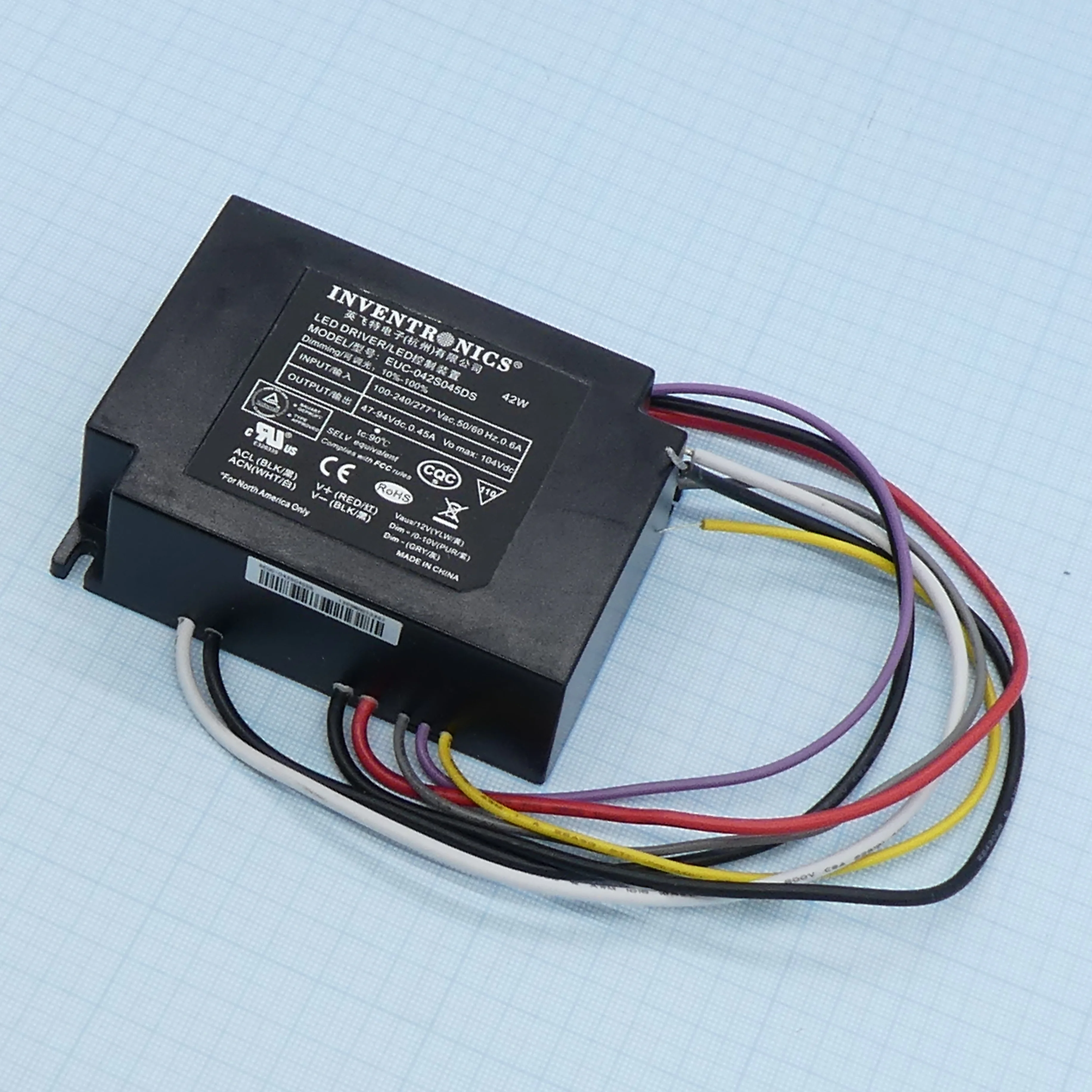 EUC-042S045DS - AC/DC драйвер электропитания светодиодов