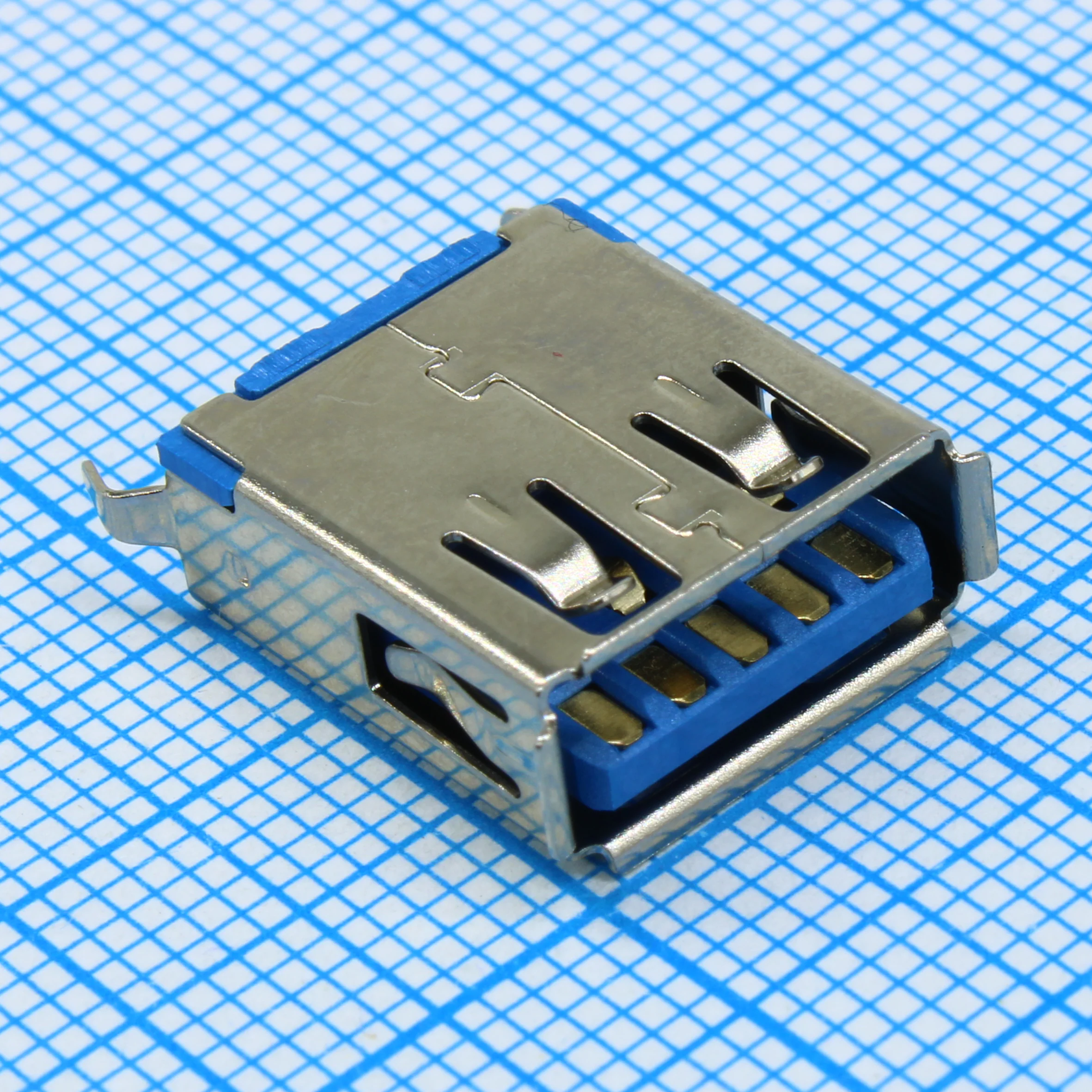 L-KLS1-3006-L - Разъем USB 3.0  тип A (розетка) на плату (TНT)