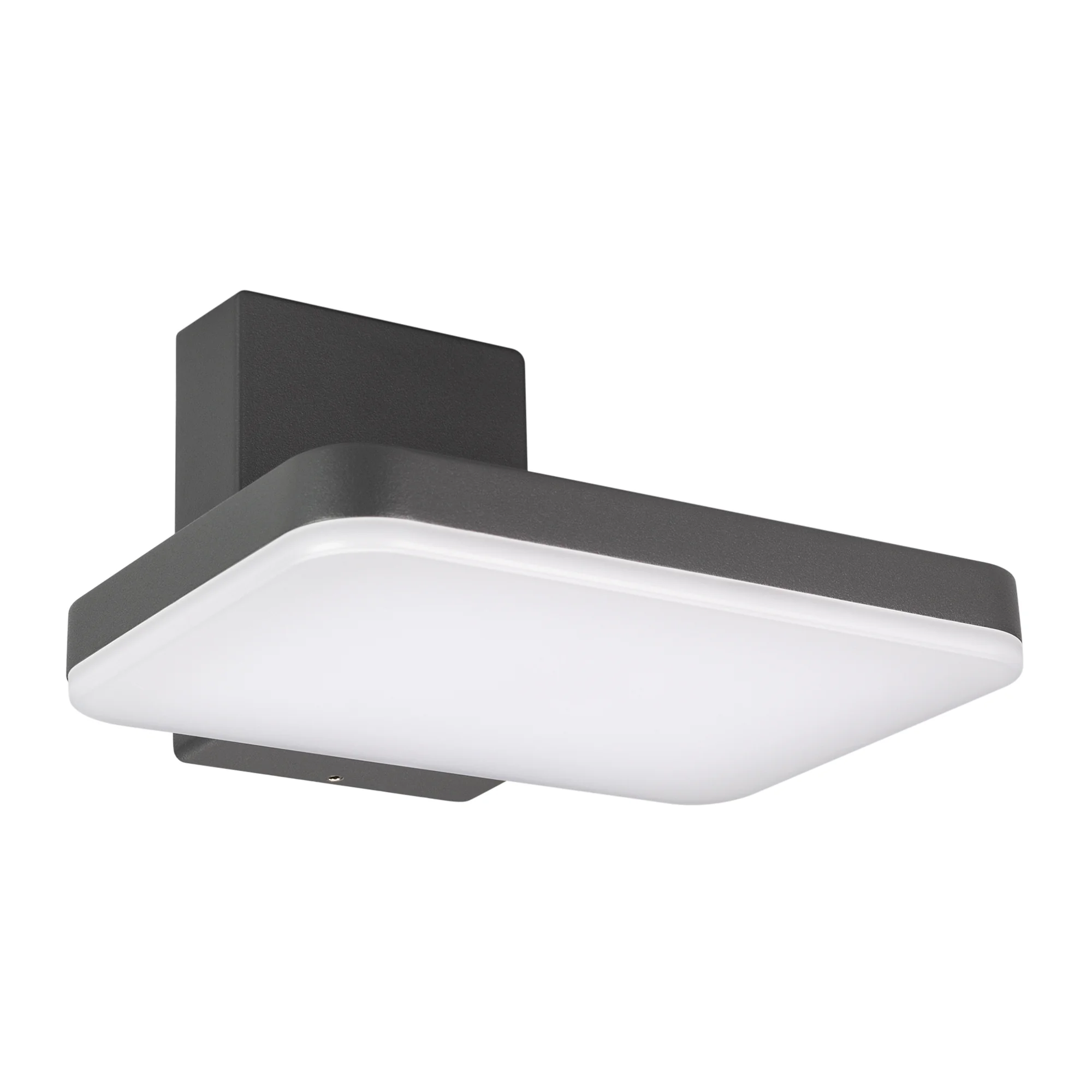 Светильник LGD-TENT-WALL-9W Warm3000 (GR, 110 deg, 230V) 029977 - Настенный светильник для подсветки входных групп и фасадов зданий. Цвет ТЕПЛЫЙ БЕЛЫЙ 3000К, 9Вт (830лм). Влагозащищенный корпус IP65 - серый алюминий, экран из поликарбоната. Питание 220В, 