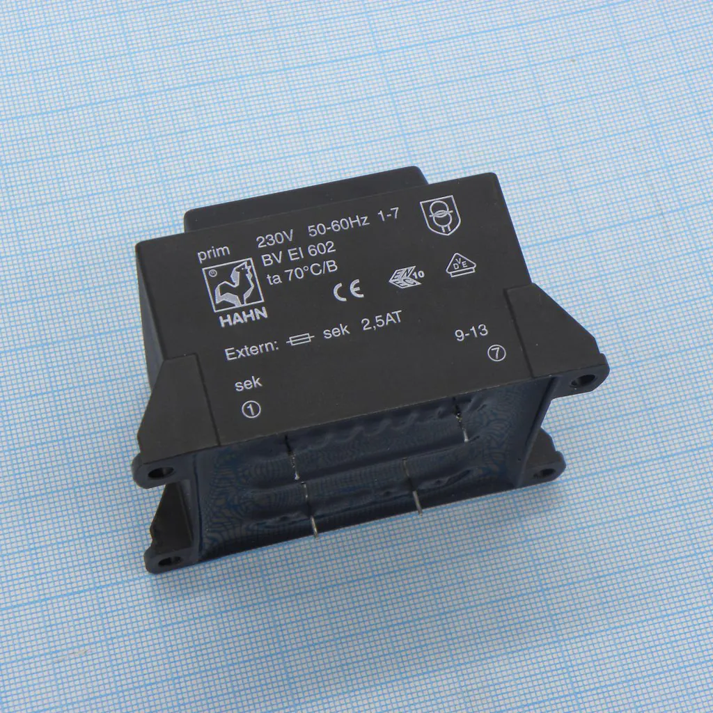 BV EI 602 1016 - Трансформатор питания 28ВА  230В 18В  1556мА 70/B (30)