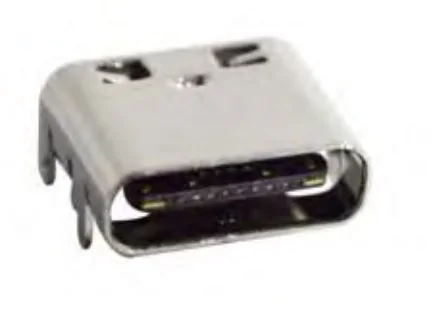 DS1144-18-16FS8BNR0 - Разъем Type-C 8 контактный. 4 контакта крепления к плате + 2 стойки.