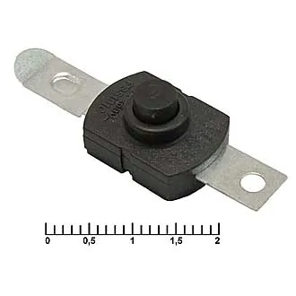 PBS101C395  1.5A 250V ON-OFF - Кнопочный переключатель PBS101C395, 1.5 A, 250 В, ON-OFF