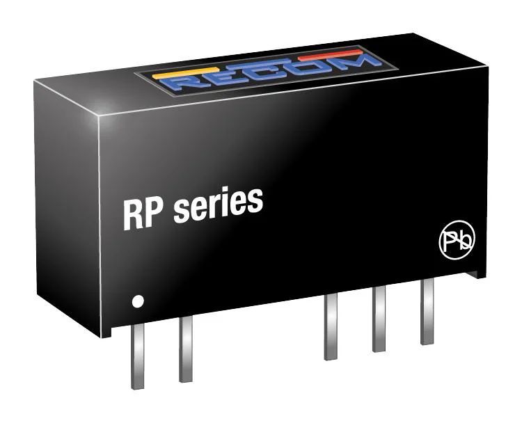 RP-1505S - Преобразователь DC/DC на печатную плату вход 15В выход 5В 0.2A 1Вт медицинского применения 4-Pin SIP туба