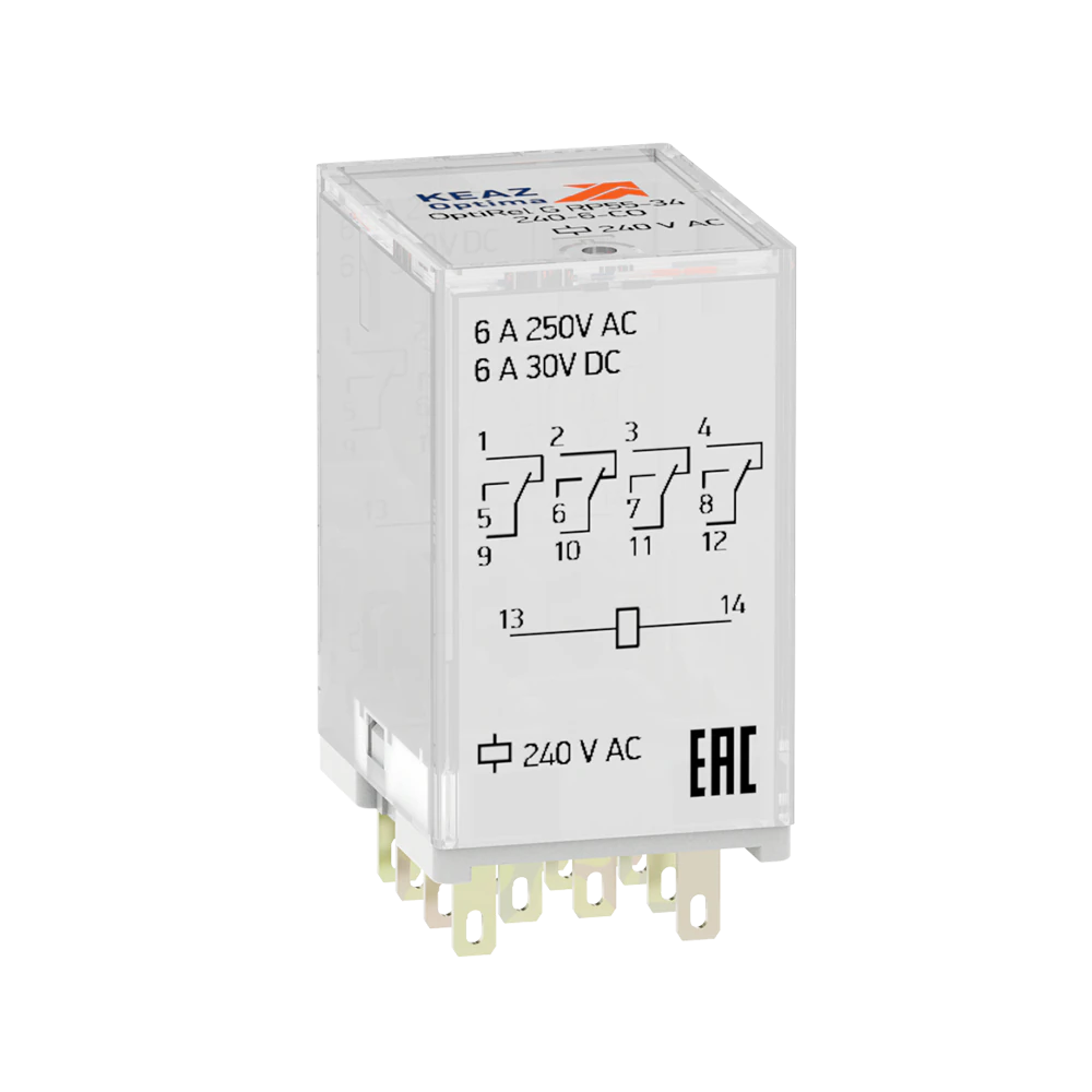 Реле промежуточное OptiRel G RP55-34-240-6-CO 281115