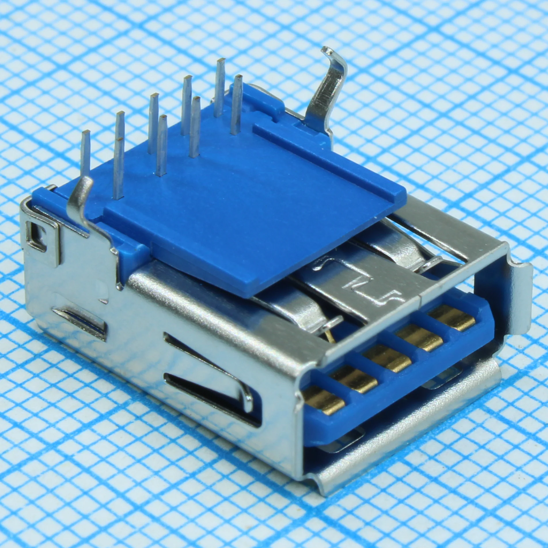 GSB311131HR - Разъем USB 3.0 тип A угловой 9 контактов