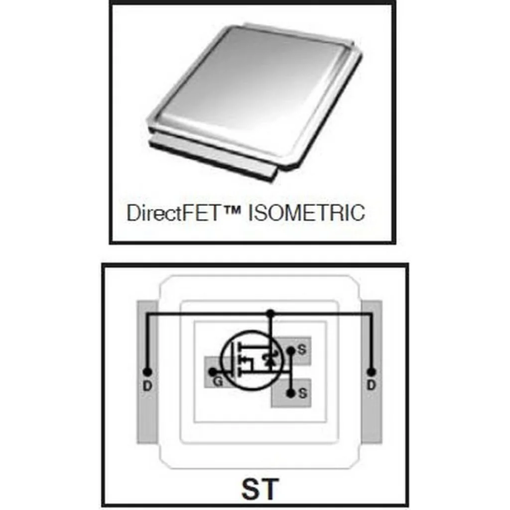 IRF6614TRPBF - Транзистор полевой MOSFET N-канальный 40В 12.7A