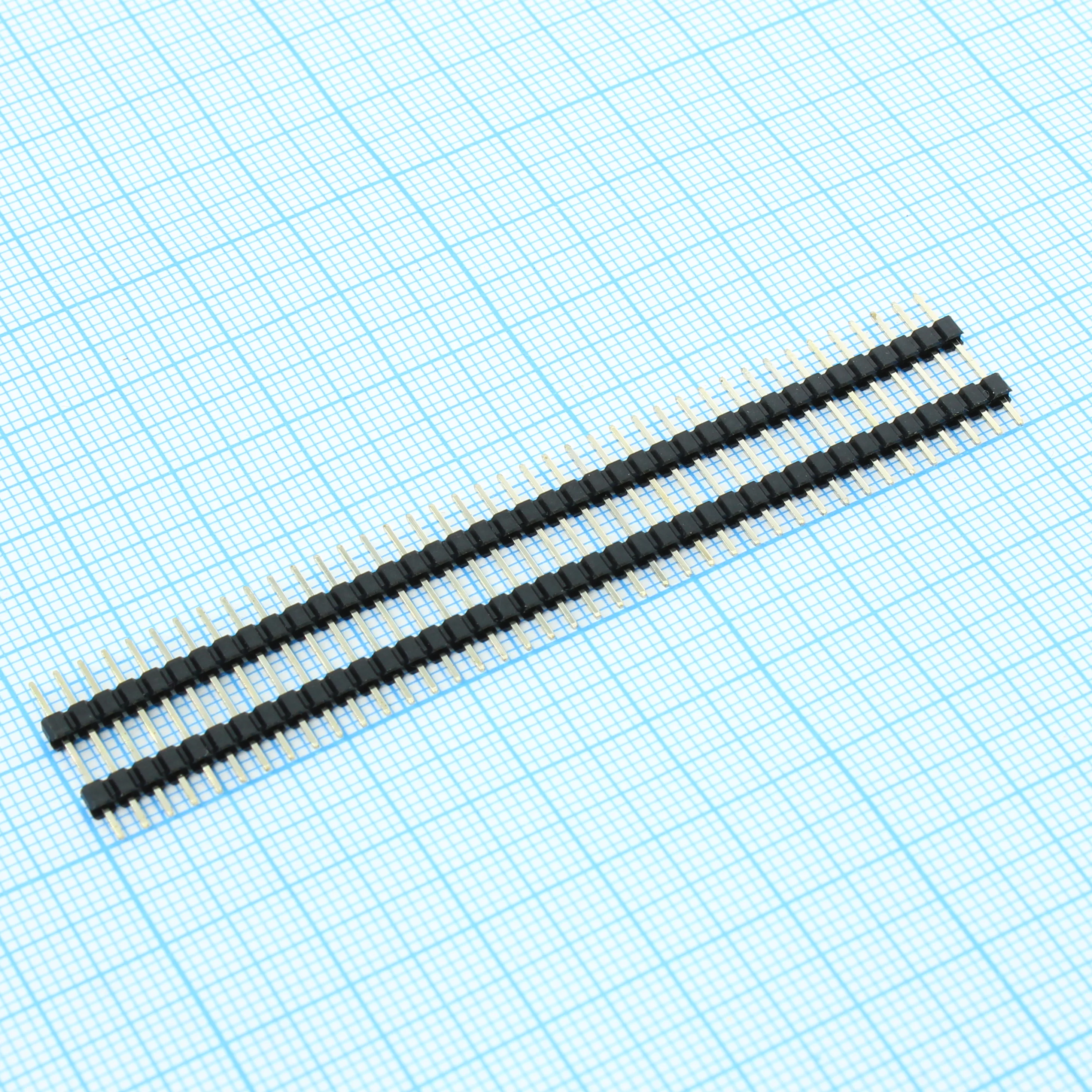 DS1030-01-1X40P8BV4 - Разъем межплатный штыревой 1х40 контактов шаг 2мм