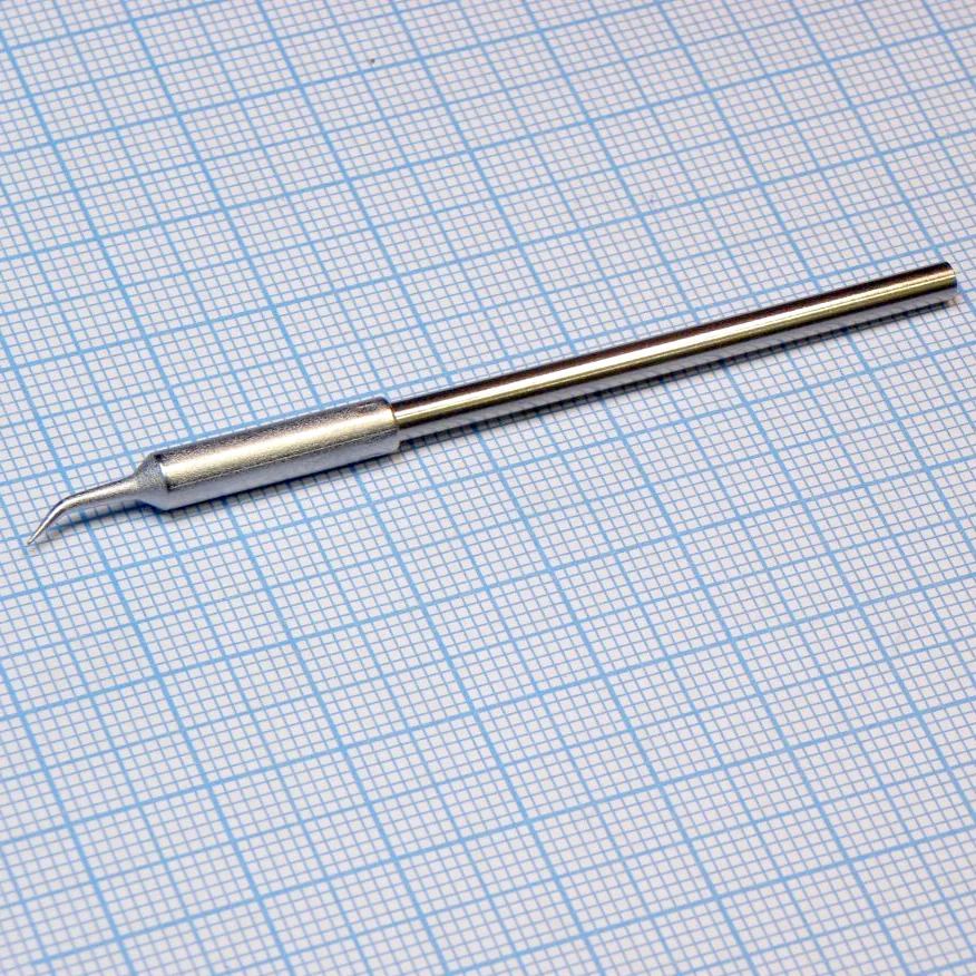0212RD - Жало паяльное для паяльника ERSA MicroTool, изогнутый конус острый 0,2мм