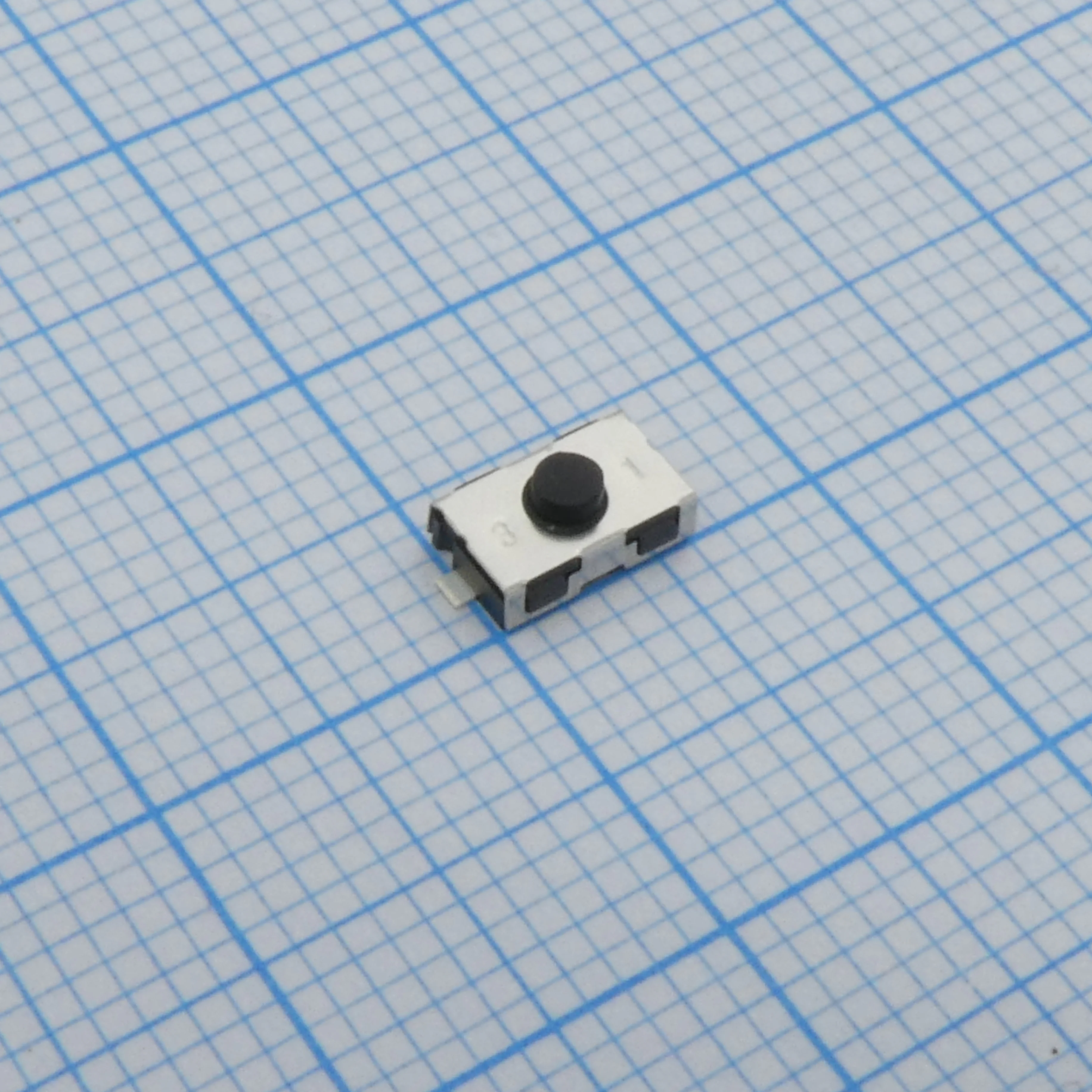 KSR231G LFS - Кнопка тактильная 6Х3.8Х2.5мм,  0.05A 32В 3H 100000циклов SMD монтаж, посеребренные котнакты