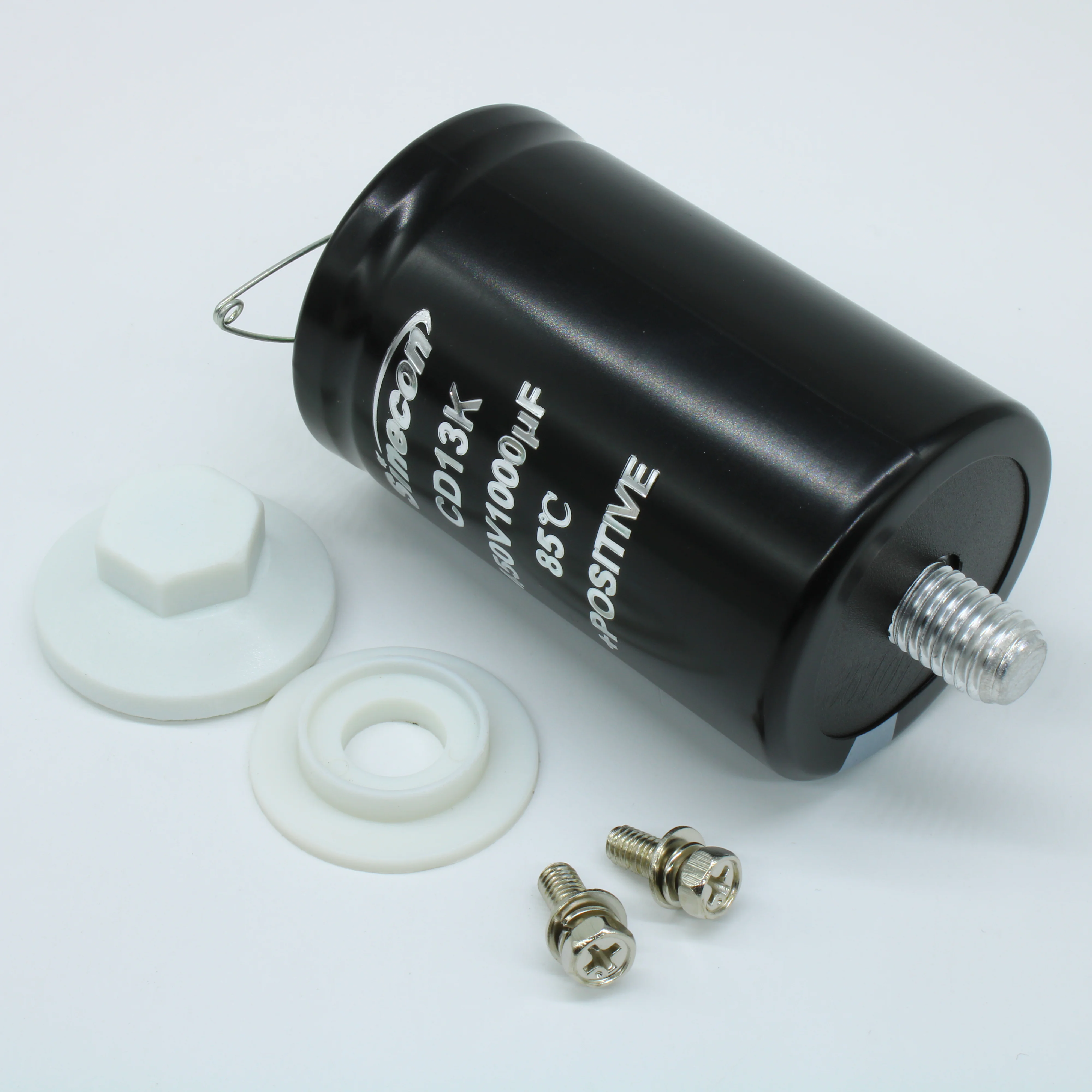 GBK102M2W51808ZVG7S00 - Конденсатор алюминиевый электролитический с выводами под винт 450VDC, 1000uF 20%, 51*80mm, 15000h, 4A