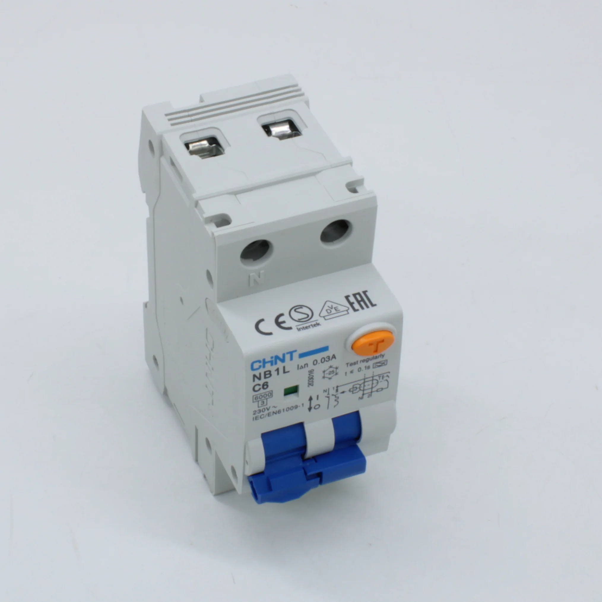 CHINT Диф. авт. выкл. NB1L 1P+N C6 30mA тип A 6kA (36mm) (R)