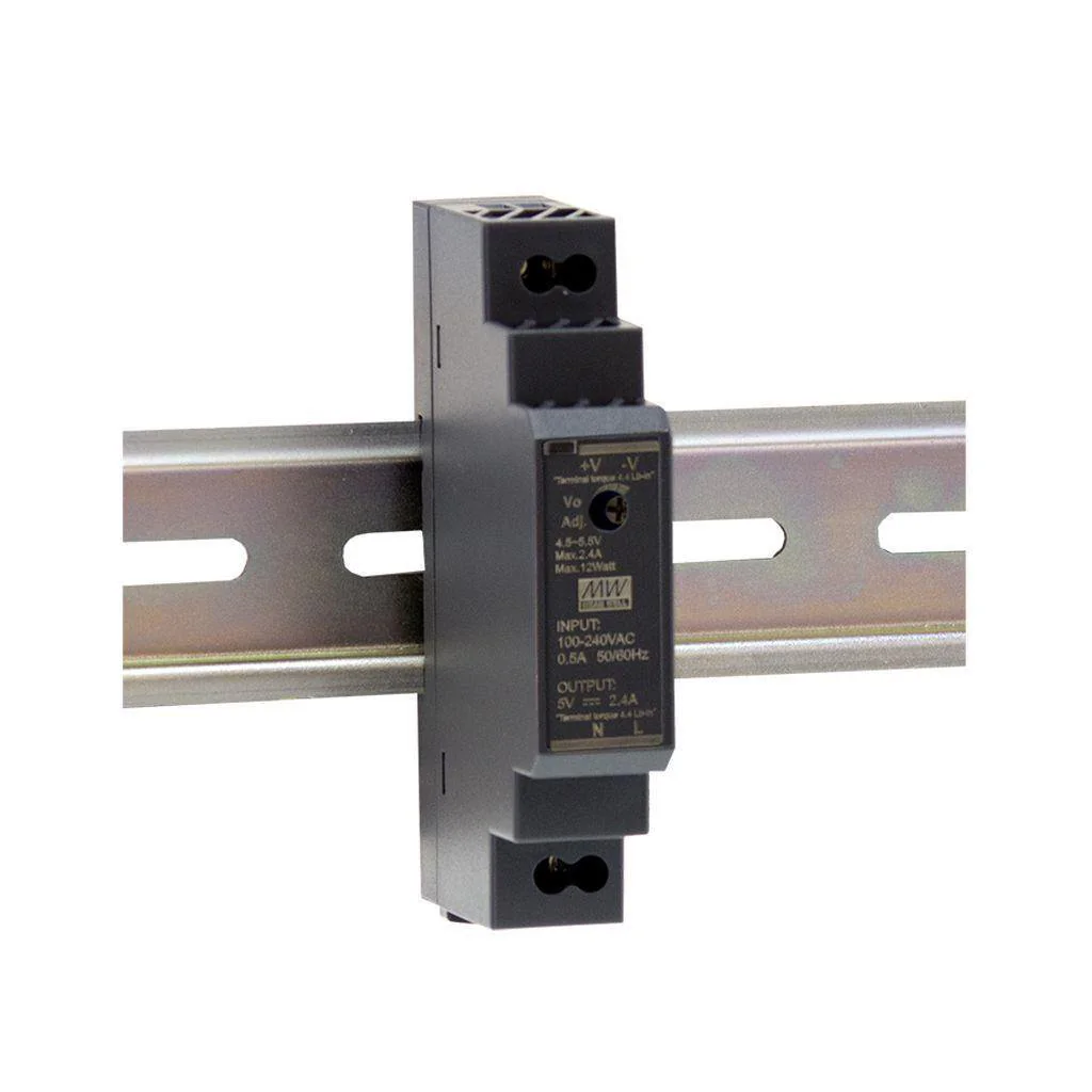 HDR-15-48 - AC-DC, 15.2Вт, вход 85...264 В AC 47...63Гц/120...370В DC, выход 48В/0.32А, изоляция 3000В AC, в кожухе на DIN-рейку, 17.5х90х54.5мм, -30...+70°С