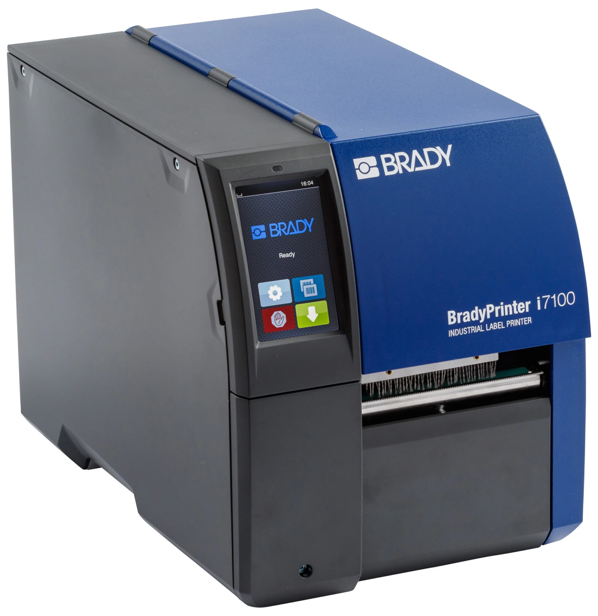 brd149046 - Принтер BRADY i7100-300-EU с базовым ПО BWS. Разрешение 300dpi.В компл.: шнур питания ЕС, 2 пустые втулки диам. 25,4мм, USB-кабель, компакт-диск с драйвером, руководство пользователя на разных языках, руководство по настройке на англ. языке и 