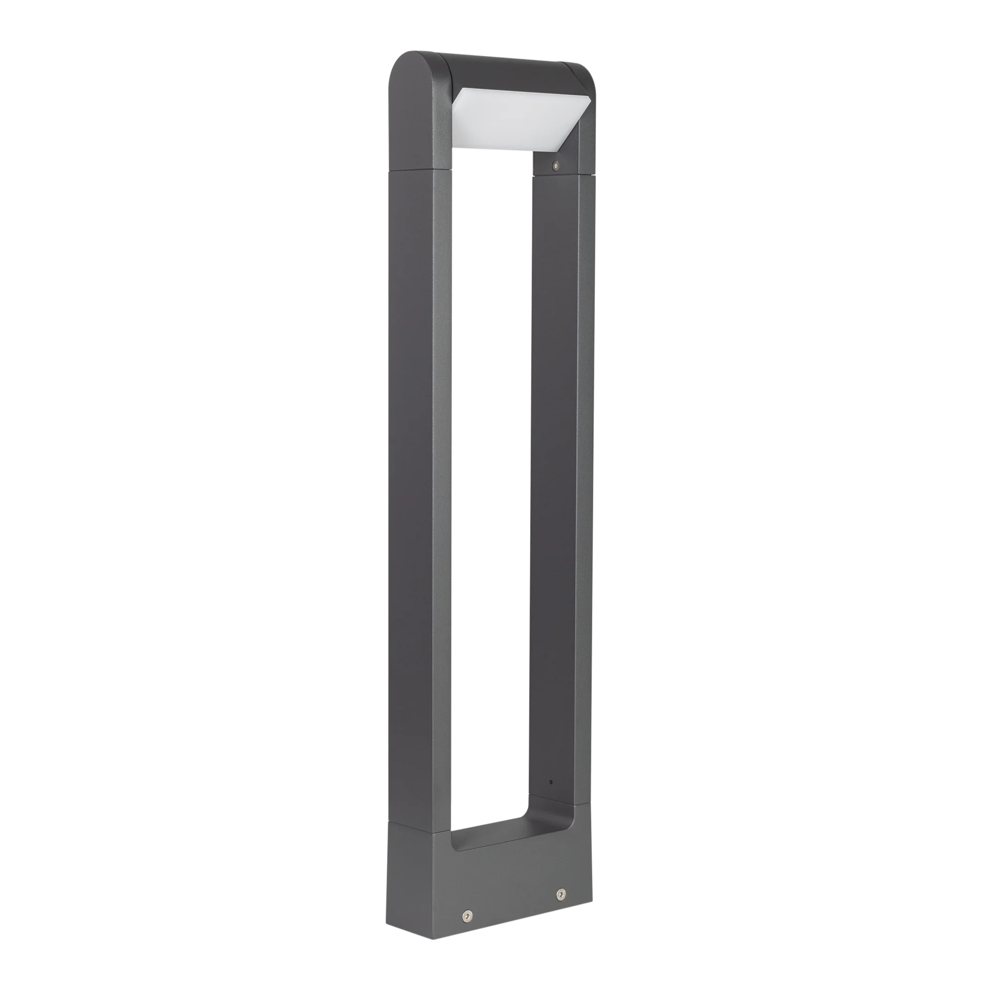 Светильник LGD-PATH-FRAME-ROTARY-H650-6W Warm3000 (GR, 111 deg, 230V) 029436(1) - 650мм уличный светодиодный светильник для дорожек, изменяемый угол освещения (111 градусов), на 2 стороны. Цвет ТЕПЛЫЙ БЕЛЫЙ 3000К, светодиоды 6Вт SMD (275 лм). Влагозащищен