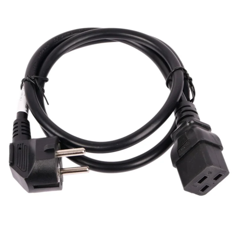 Кабель питания ДКС, Sсhuko - IEC320 C19, 1.8 м, сечение 3 х 2,5 мм(кр.1шт) - Шнуры питания предназначены для подключения потребителя (сетевой коммутатор, маршрутизатор, сервер, система хранения данных, иное активное оборудование), установленного в IT-корп