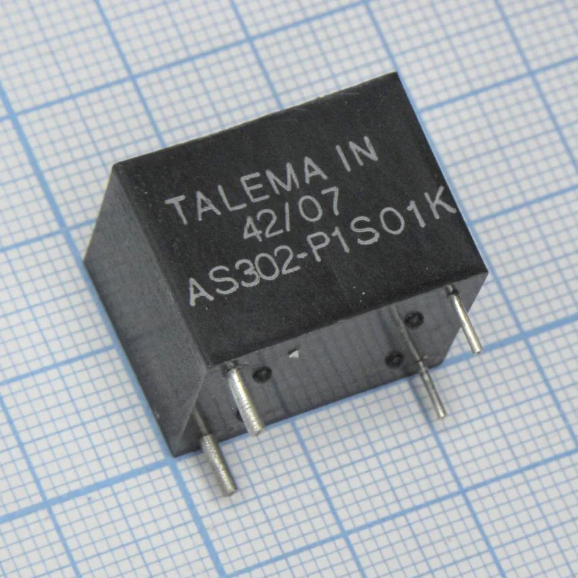 AS-302 - Датчик тока 15A, 1:200, 20-200kHz, 1 силовая обм./1 измерительная обм.