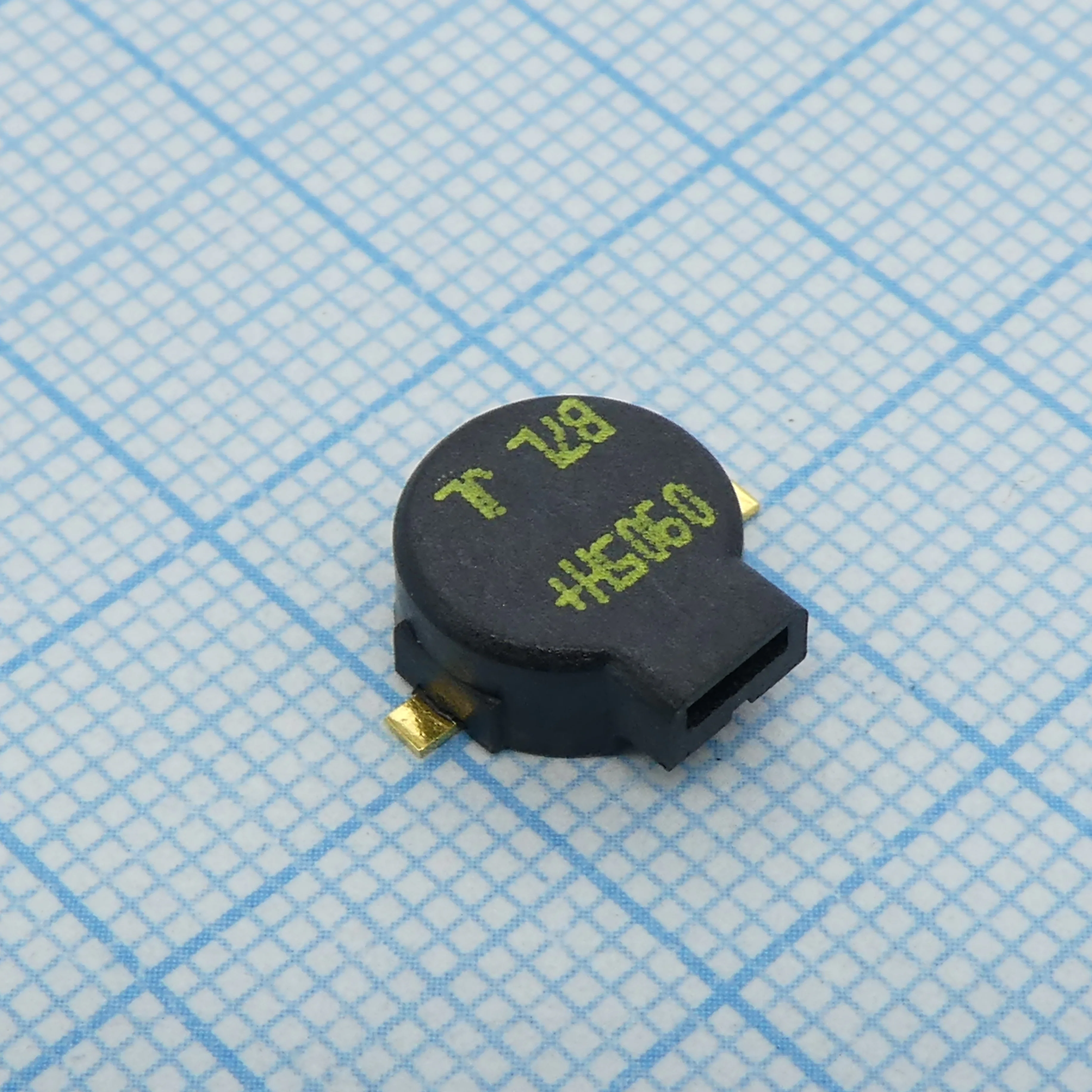 HCS0905H - Звукоизлучатель электромагнитный, SMD, +5В, 80 мА, 85 дБ, 2730 Гц, 9мм*10.5мм*4мм