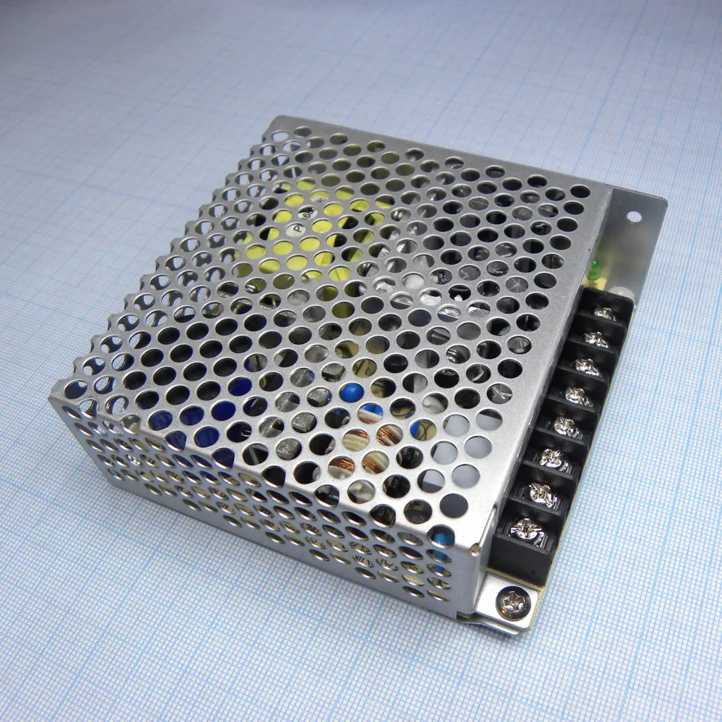 RQ-50D - AC/DC, 5V,3A;12V,0.9A;24V,0.9A;-12V,0.5A; 50W