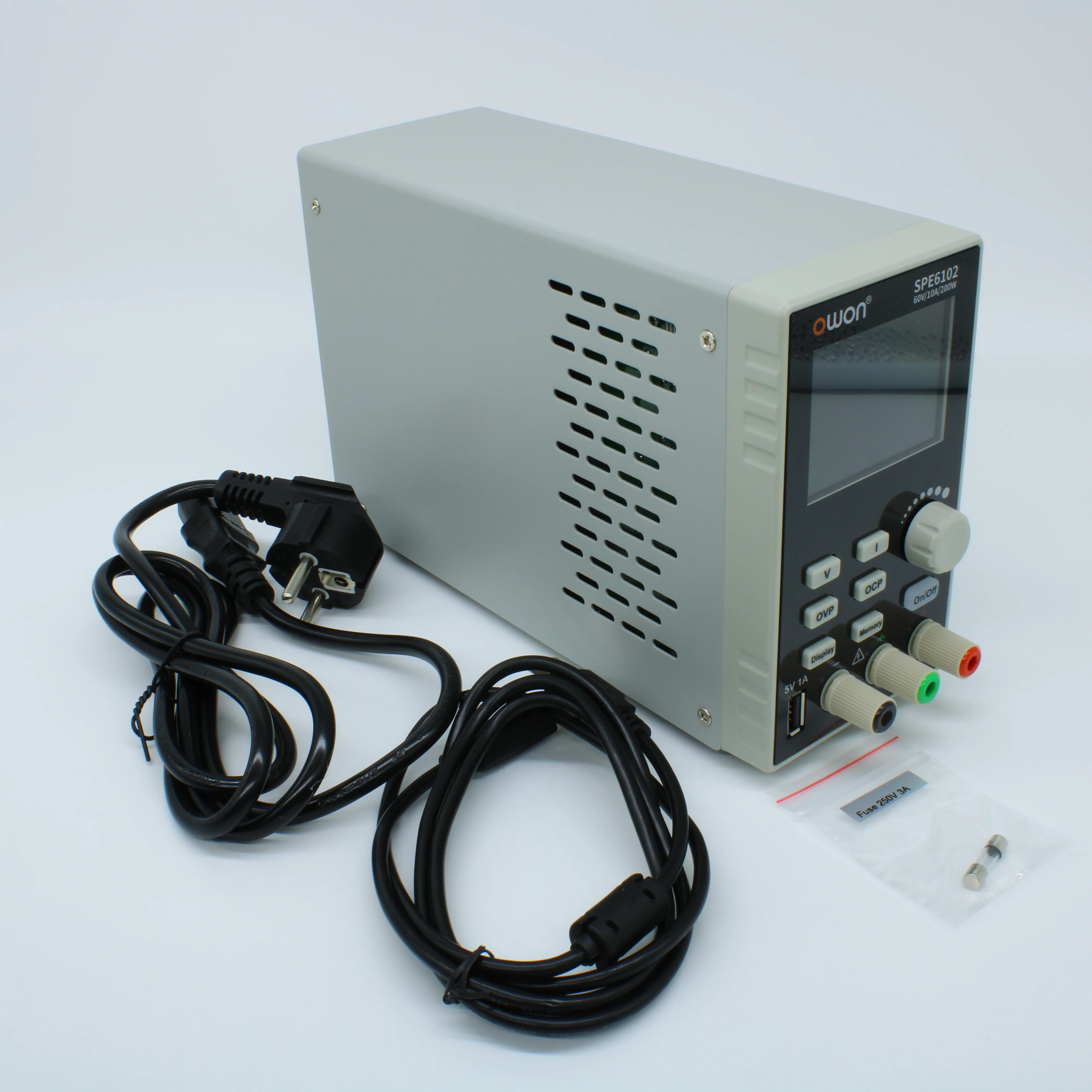 SPE6102 - Программируемый импульсный лабораторный источник питания 60В 10А 200Вт, разрешение 10мВ, 1мА