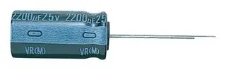 UVR1H222MHD - Конденсатор алюминиевый электролитический 2200мкФ 50В ±20% (16 X 35.5мм) радиальный 7.5мм 2100мА 2000час 85°С россыпь