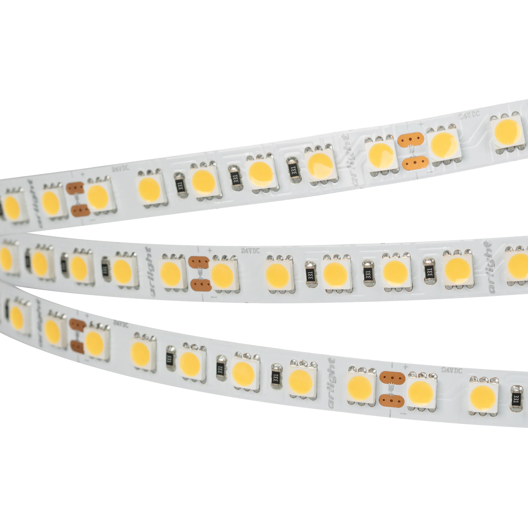 Лента RT-B96-10mm 24V Warm2700 (23 W/m, IP20, 5060, 5m) 017425(2) - Светодиодная лента RT-B96, открытая. Светодиоды 5060, 96 шт/м (480 шт на 5 м), белая плата, ширина 10 мм, скотч 3M. Цвет ТЁПЛЫЙ 2700 K, цветопередача CRI>90, угол 120°. Питание 24 В, мощн