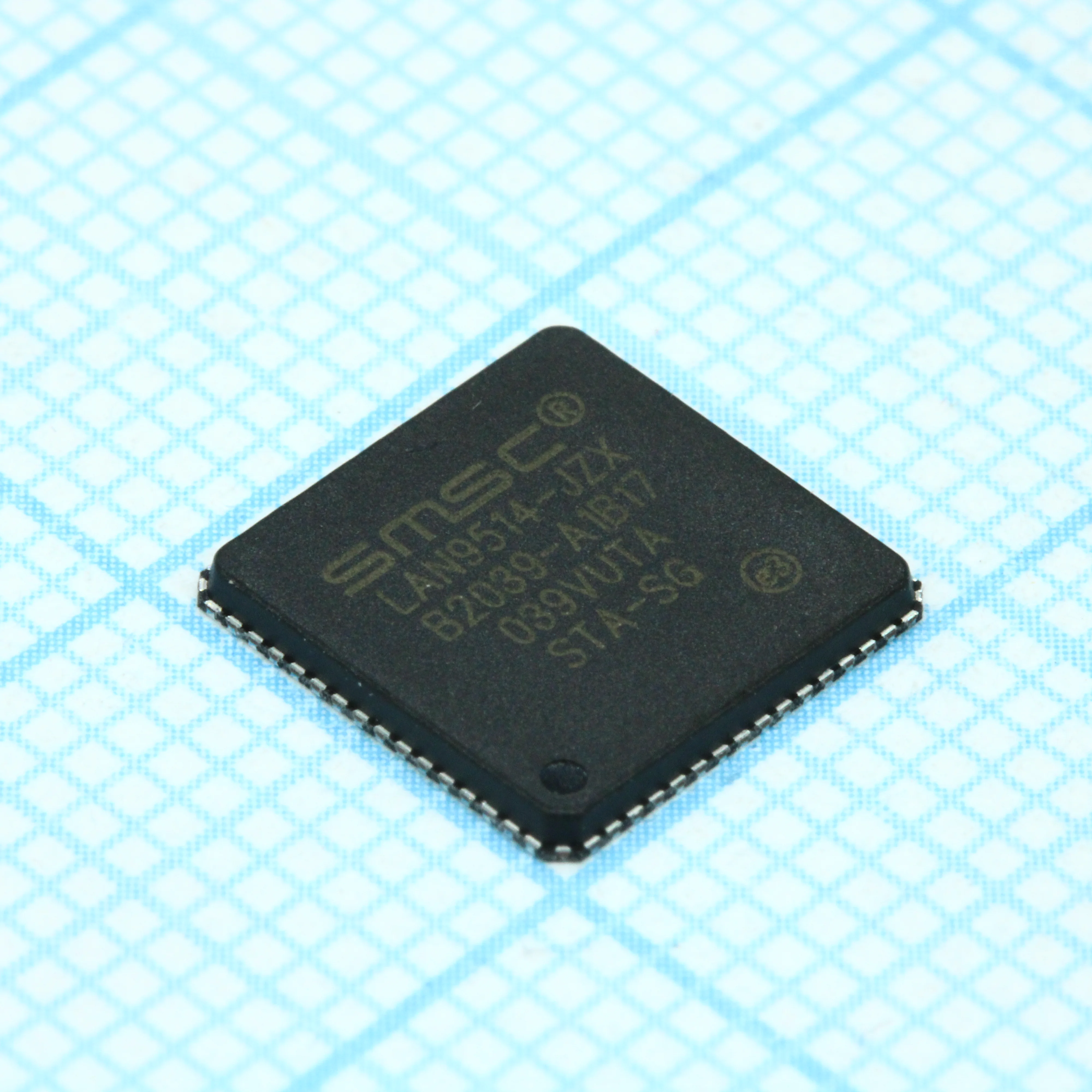 LAN9514-JZX - Контроллер USB 2.0 HUB и Ethernet 64-QFN