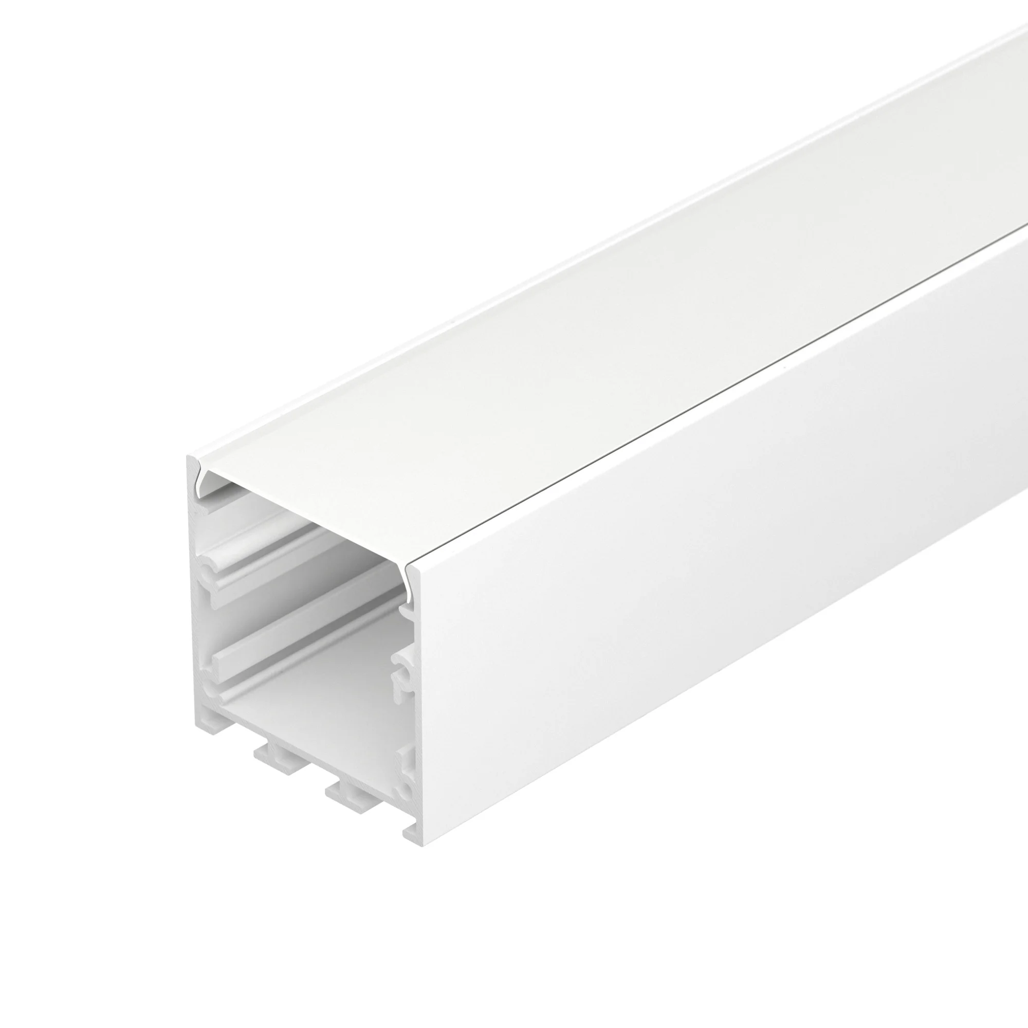 Профиль LINE-S-3535-2500 WHITE 041833 - Алюминиевый профиль для светодиодных лент и линеек. Цвет - белый (порошковая окраска RAL9003). Габаритные размеры (LхWхH): 2500x35x35,5 мм. Ширина площадки для ленты 26 мм. Экраны, заглушки и другие аксессуары приоб