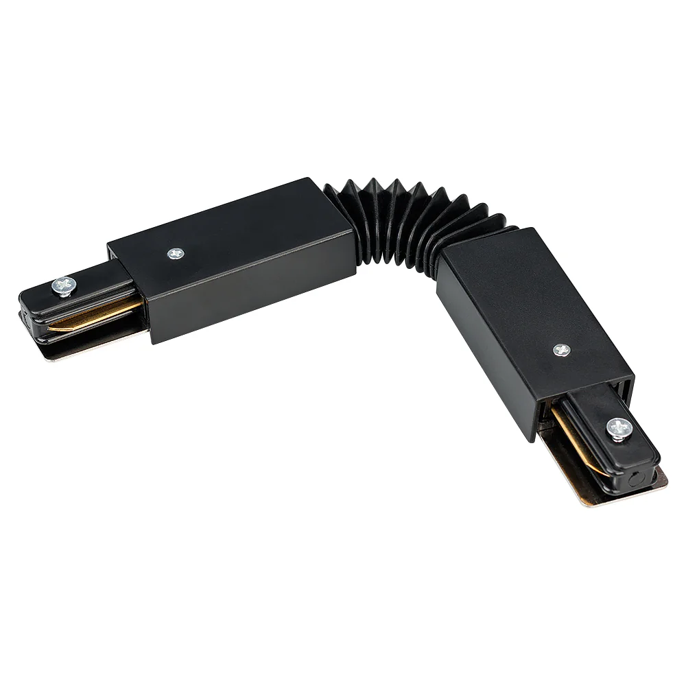 Коннектор гибкий LGD-2TR-CON-FLEX-BK (C) 023994 - Гибкий черный коннектор для соединения 2TRA (на 2 провода) треков LGD. 280х35х20мм. При использовании с треками и аксессуарами другой серии возможно отличие по цвету.