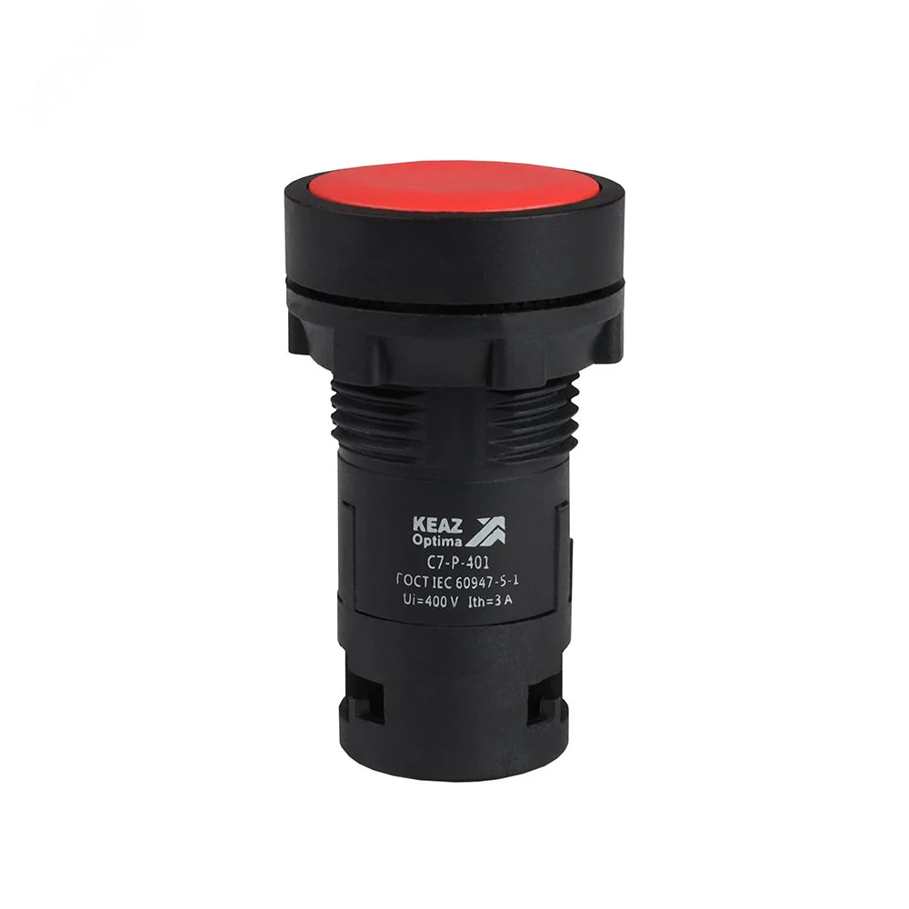 Кнопка OptiSignal Compact D22 C7-P-401 красная 1НЗ XB7NA42 362027