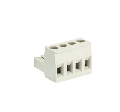 Розетка Wiecon 8213 B / 4 OB - Розеточный разъем, угловой, на кабель, шаг 5,08 мм, 4 полюса, номинальное сечение: 2,5 мм кв., винтовая фиксация провода, 400V, 12А, без маркировки, цвет: серый, серия 8213 B