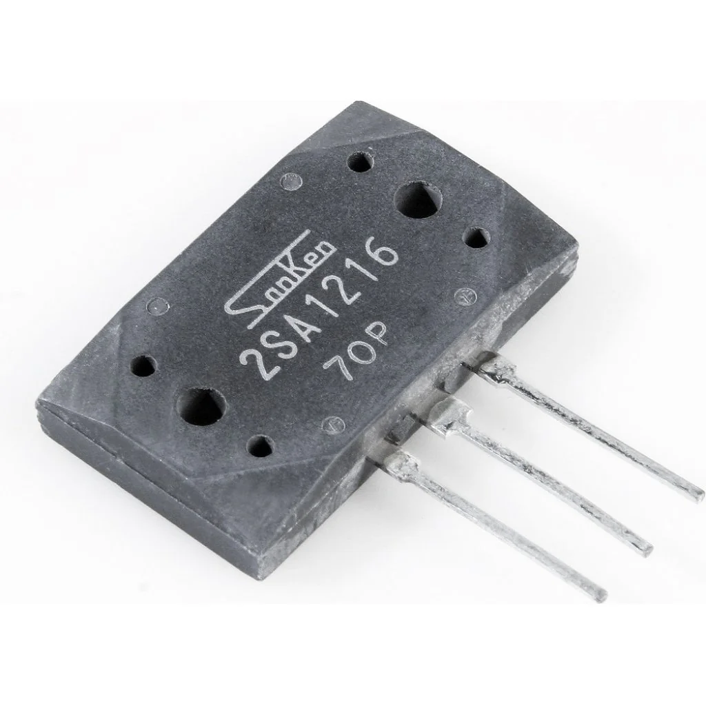 2SA1216 - Биполярный транзистор, PNP, 180 В, 17 А, 200 Вт (Комплементарная пара 2SC2922)
