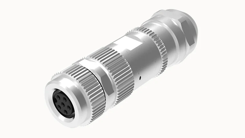 Розеточный разъем PASH-M8B-05P-FF-SL7001 - Розеточный разъем на кабель, 5 полюсов, M8, прямой, фиксация провода пайкой, B-Code, диаметр кабеля: 4,0-6,0 мм, сечение: 0,25-0,34 мм кв., 3А, 30V, металл