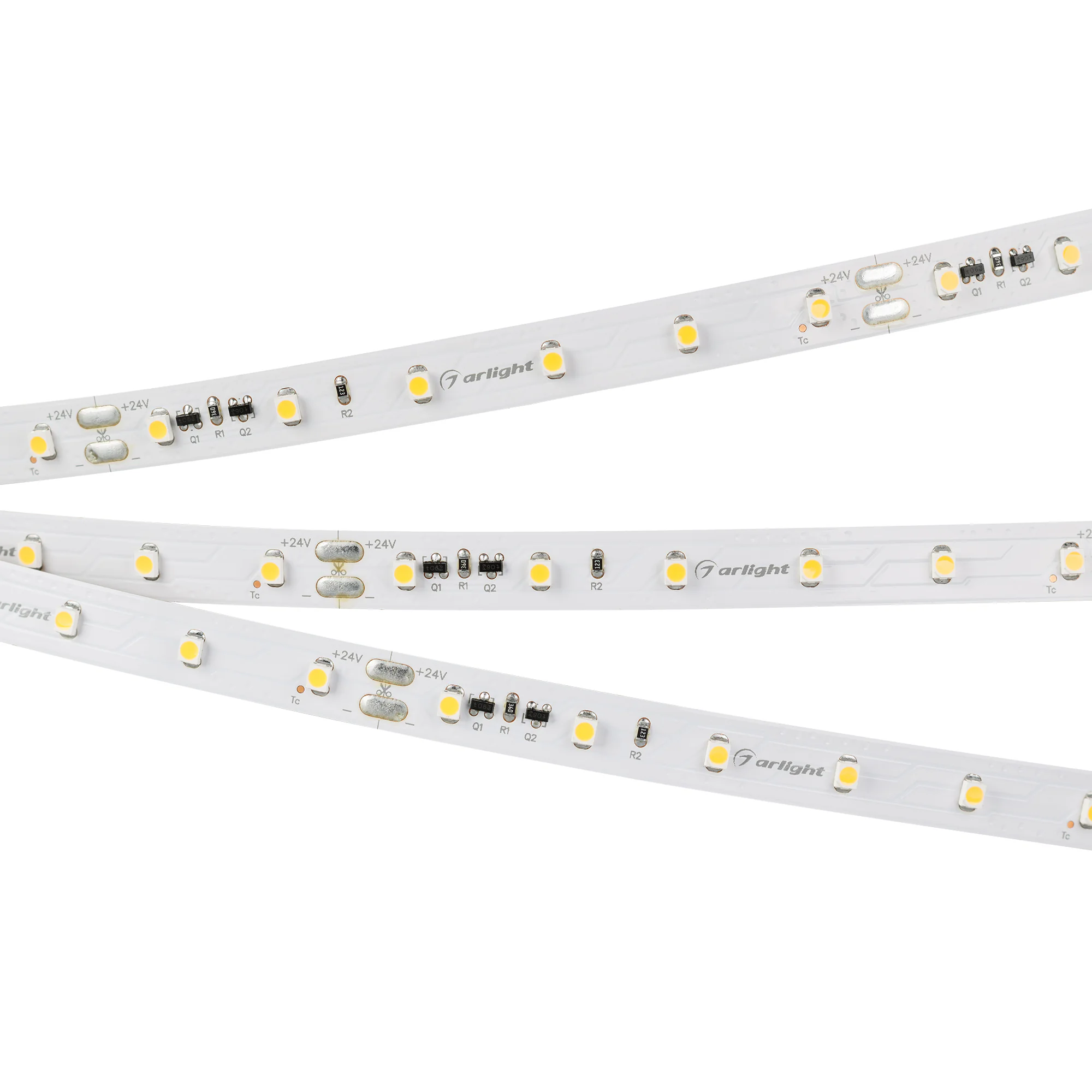 Лента IC-A60-10mm 24V Warm3000 (4.8 W/m, IP20, 2835, 20m) 040670 - Стабилизированная лента 20 метров, светодиоды smd 2835, 60шт/м (1200шт на 20м), белая плата 10мм, скотч 3М. Цвет ТЕПЛЫЙ 3000K. Питание 24V, мощность 4.8 Вт/м (96 Вт на 20м), угол 120°, цве