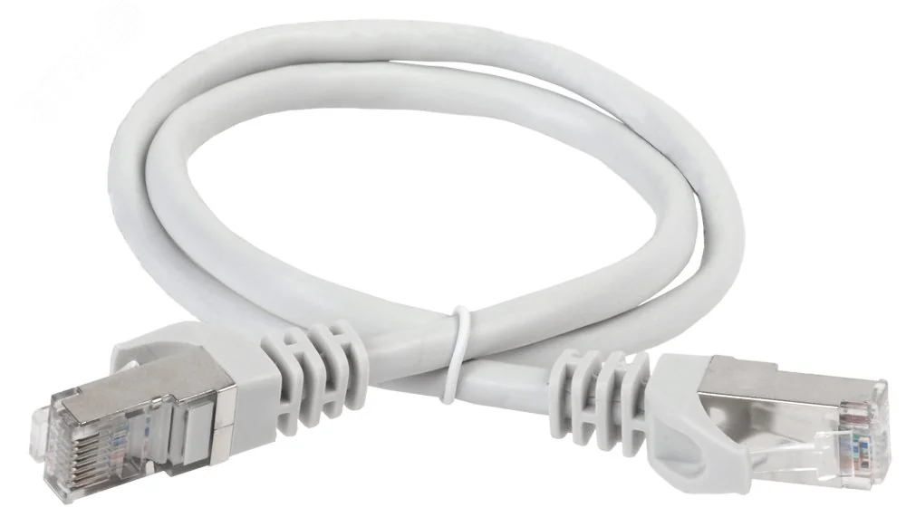 Патч-корд категории 6 FTP PVC 10м серый PC01-C6F-10M