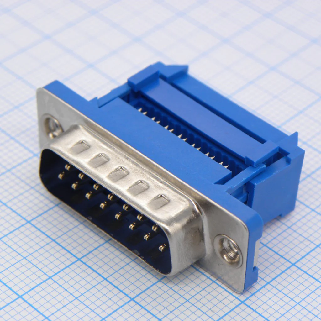 DS1036-15MPU2PX-YT - Вилка 15 pin на шлейф