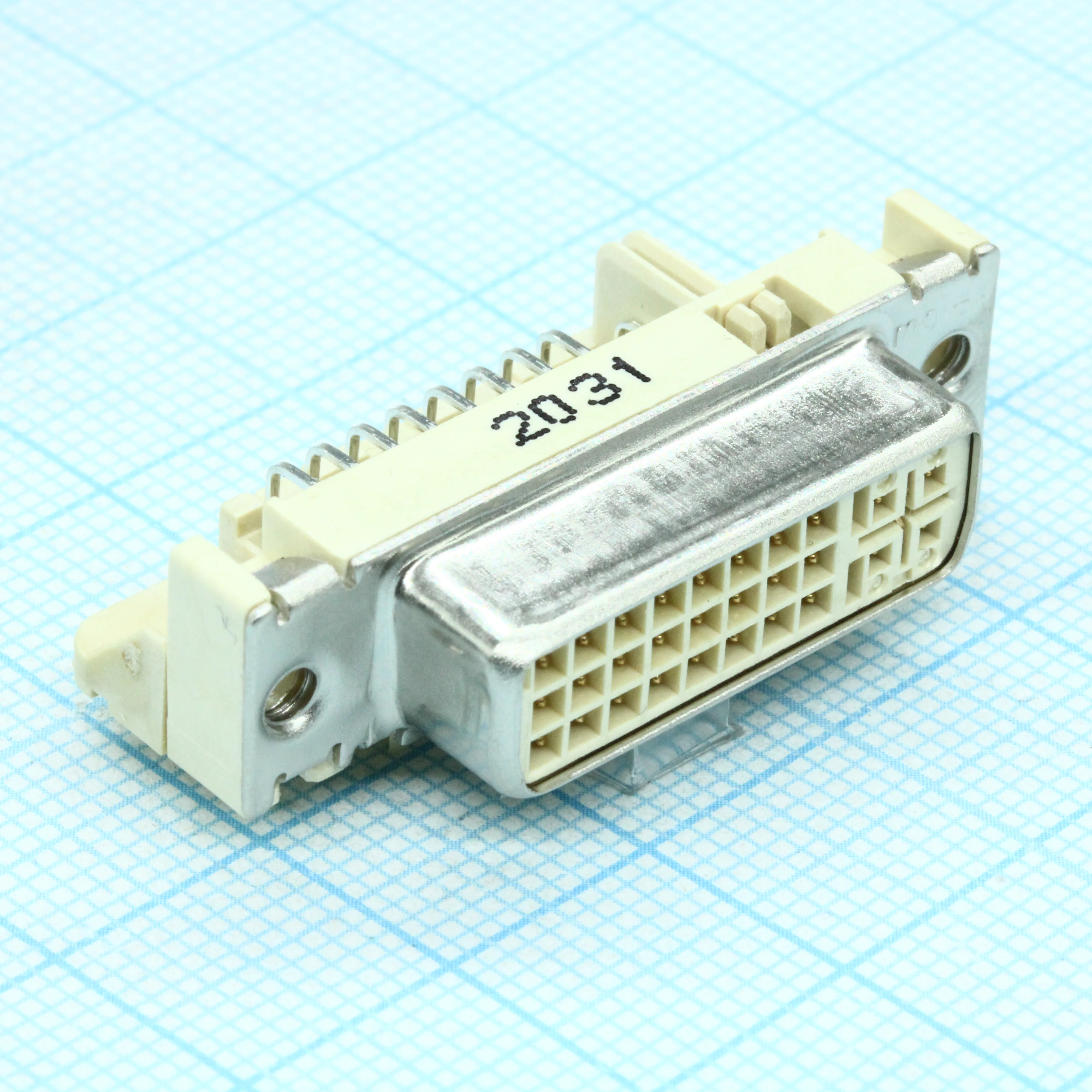 743201004 - Разъем DVI-I цифровой/аналоговый 90°