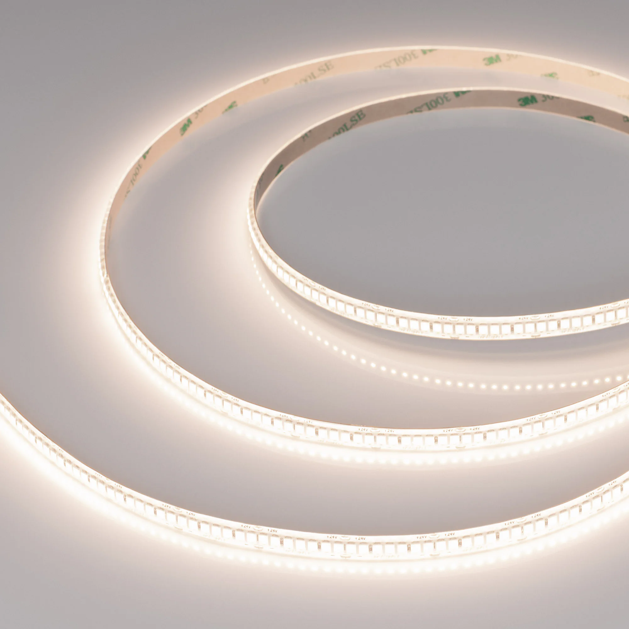 Лента герметичная RTW-SE-A280-8mm 24V Warm3500 (10 W/m, IP65, 5m) 045562 - Светодиодная лента RTW-SE-A280, герметичная IP65 (SE - силиконовое покрытие). Светодиоды 2835, 280 шт/м (1400 шт на 5м), белая плата, скотч 3M. Цвет ТЕПЛЫЙ 3500K, цветопередача CRI
