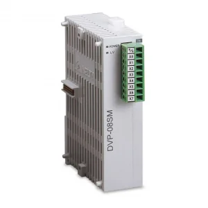 Модуль дискретных входов DVP08SM11N - Модуль дискретных входов: 8DI, 24V DC Power, SLIM
