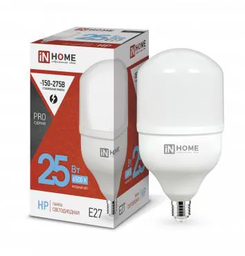 Лампа светодиодная высокомощная LED-HP-PRO 25Вт цилиндр 6500К холод. бел. E27 2380лм 230В 4690612031064
