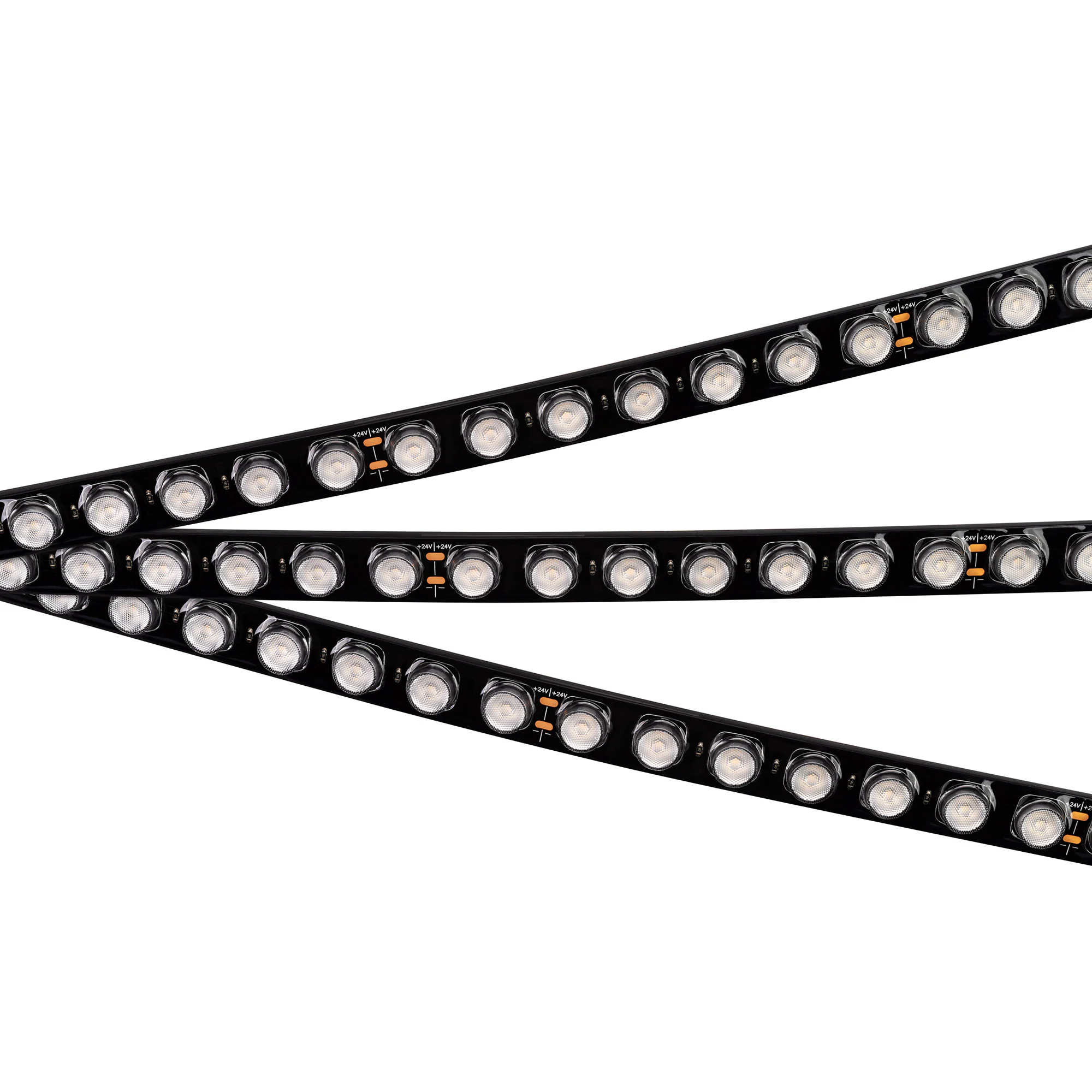 Лента герметичная FLT-PS-A42-BLACK-23mm 24V White6000 (21 W/m, IP67, 30deg, 5m) 040919 - Светодиодная гибкая лента Wall Washer, герметичная IP67. Светодиоды 2835, 42 шт/м (210 шт на 5м), черная плата, скотч 3М. Цвет свечения БЕЛЫЙ 6000К, направленная линз