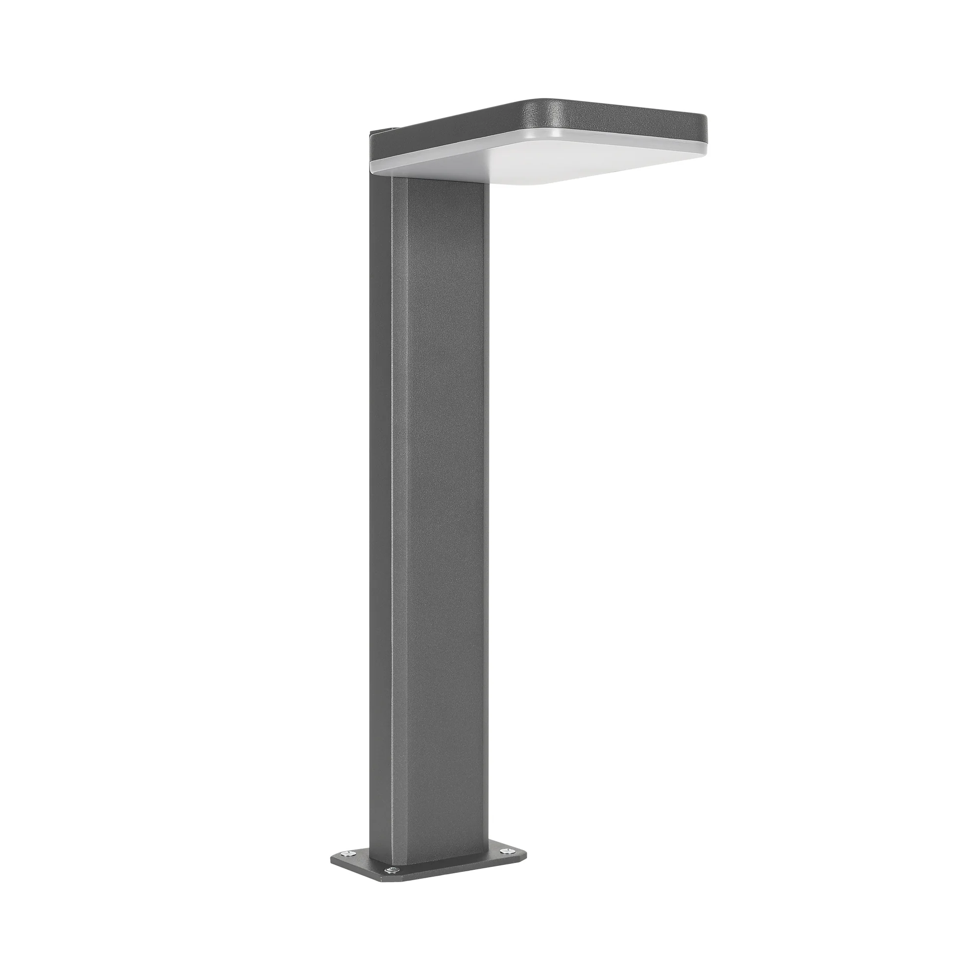 Светильник LGD-TENT-BOLL-H500-9W Warm3000 (GR, 110 deg, 230V) 029969 - 500мм уличный светодиодный светильник для подсветки дорожек. Цвет ТЕПЛЫЙ БЕЛЫЙ 3000К, 9Вт (830лм). Влагозащищенный корпус IP65 - серый алюминий, экран из поликарбоната. Питание 230В, м