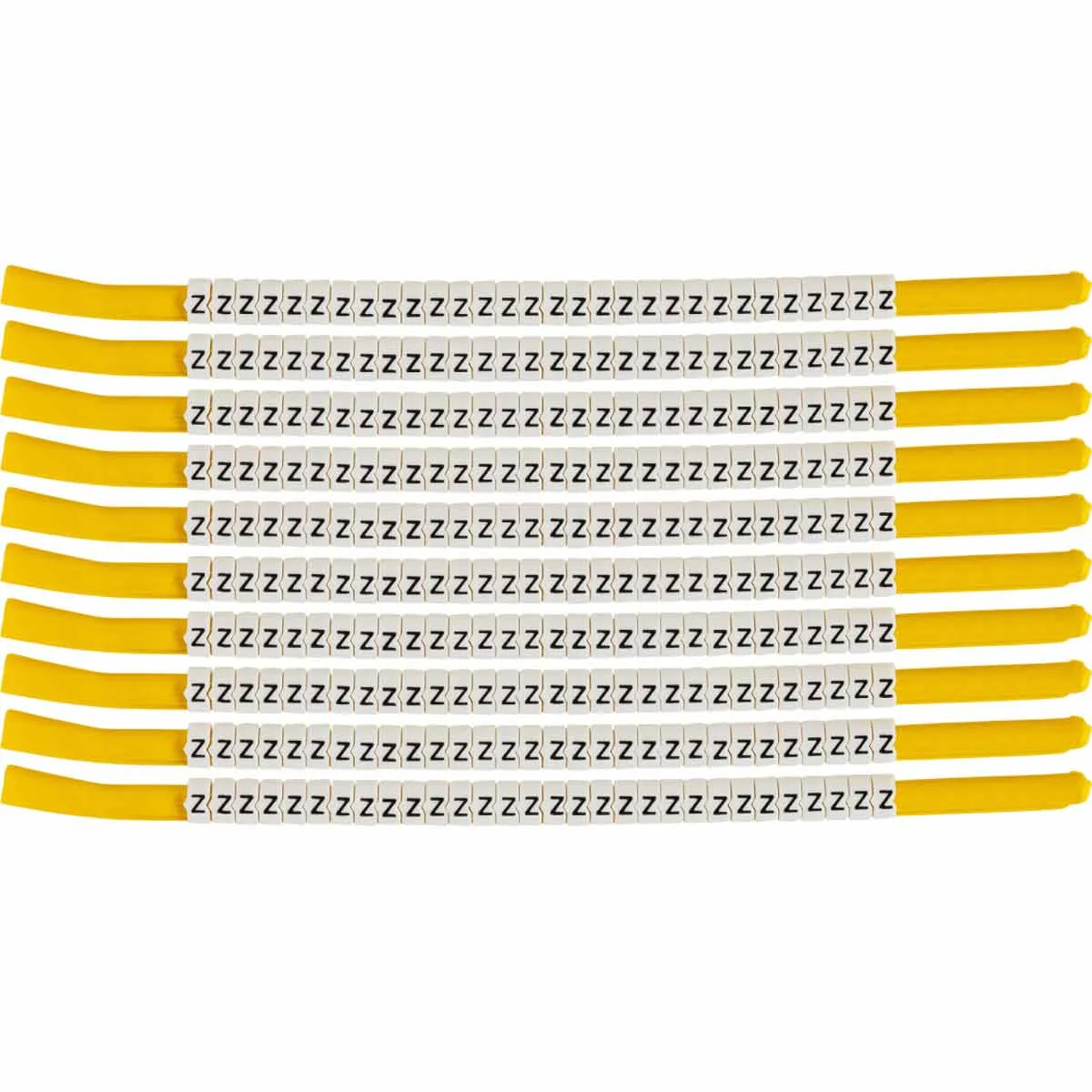 brd133335 - SCN-18-Z клипсы белые, 300шт/упак, для провода 4,6-5,9мм диаметра, легенда Z