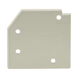 Крышка бок. AP 2,5U/8113S/H/V0 - Крышка боковая, для клемм WKF 2,5…/8113S…, цвет: серый