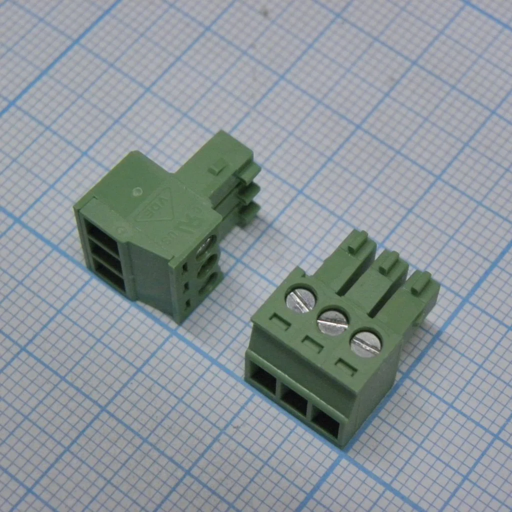 15EDGK-3.5-03P-14-00A(H) - Разъемный клеммный блок, 3 контакта. Серия 15EDGK-3.5