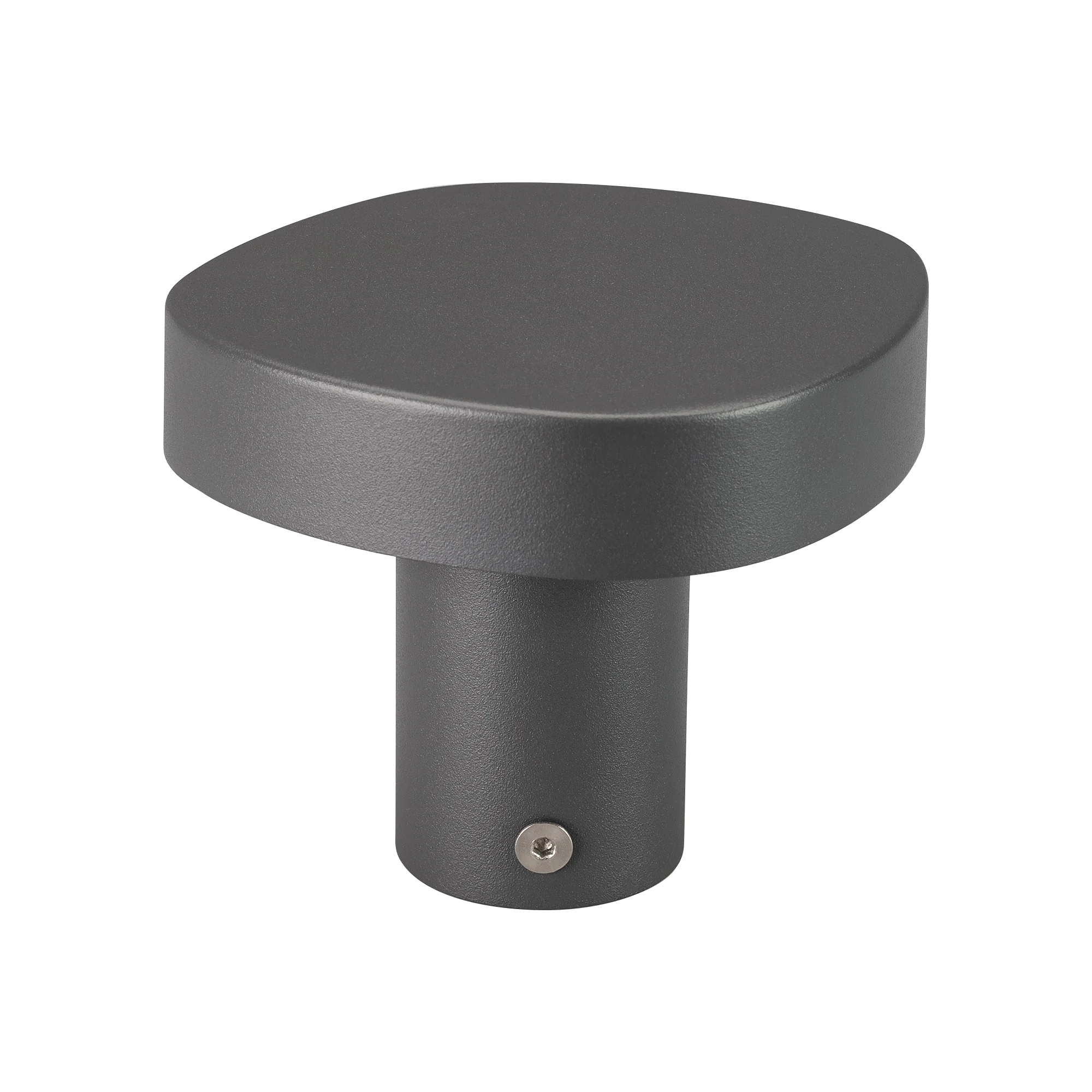 Светильник LGD-SWAMP-BOLL-H100-7W Warm3000 (GR, 93 deg, 230V) 030002 - 100мм уличный светодиодный светильник для подсветки дорожек. Цвет ТЕПЛЫЙ БЕЛЫЙ 3000К, 7Вт (330лм). Влагозащищенный корпус IP65 - серый алюминий, экран из поликарбоната. Питание 230В, м