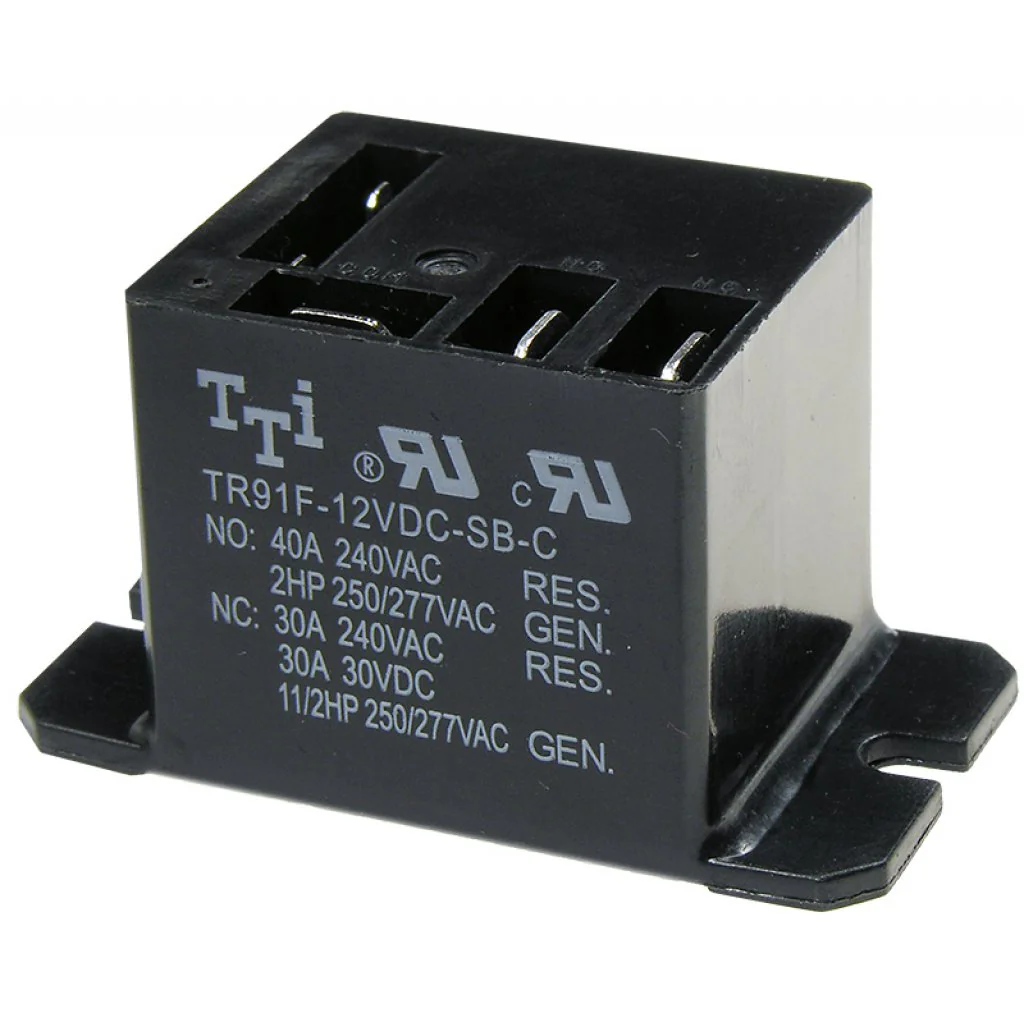 TR91F-12VDC-SC-C-R - Реле силовое, 12VDC, 20A, 1переключение, консоль