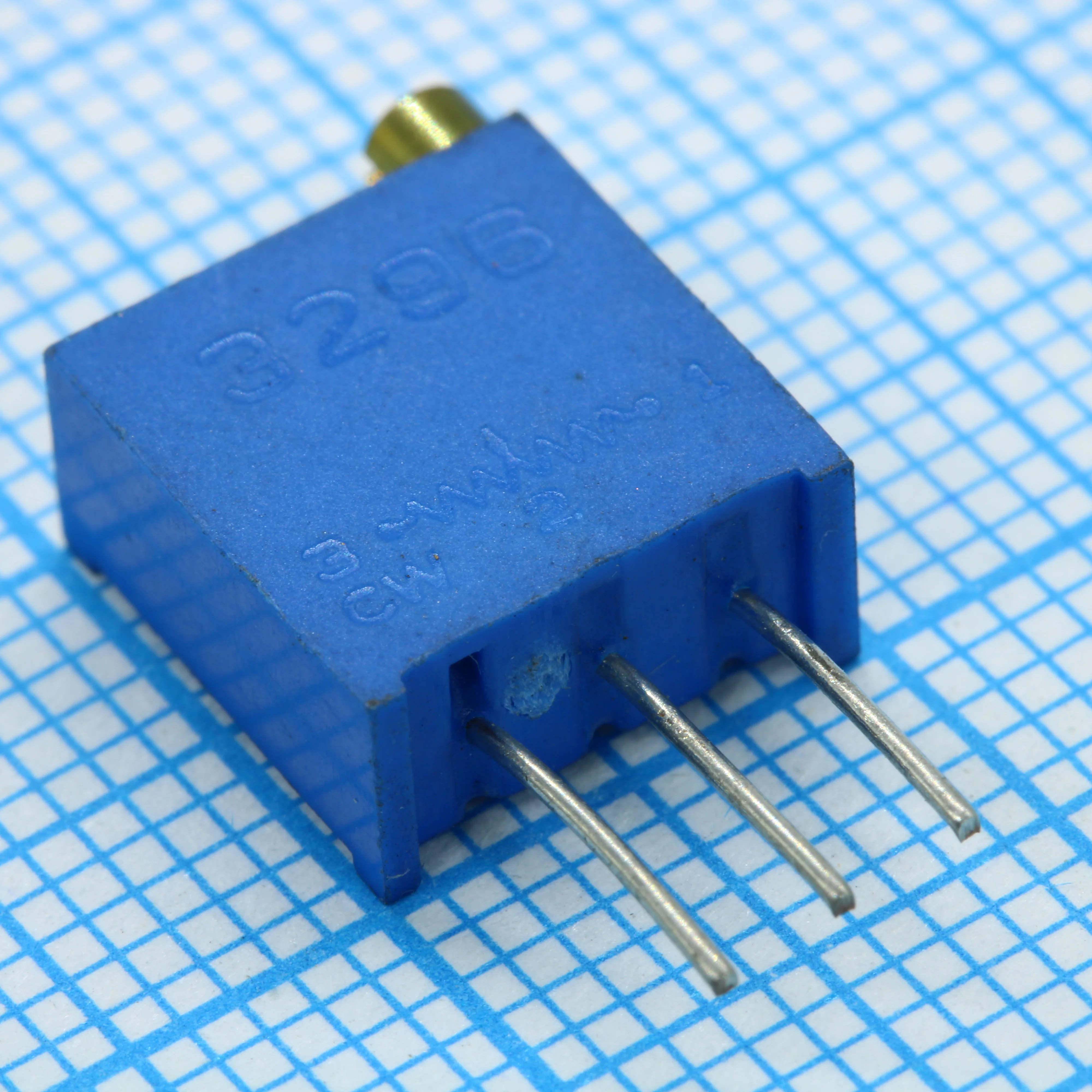 L-KLS4-3296W-101 - Потенциометр многооборотный керметный 100Ом 0.5Вт ±10%